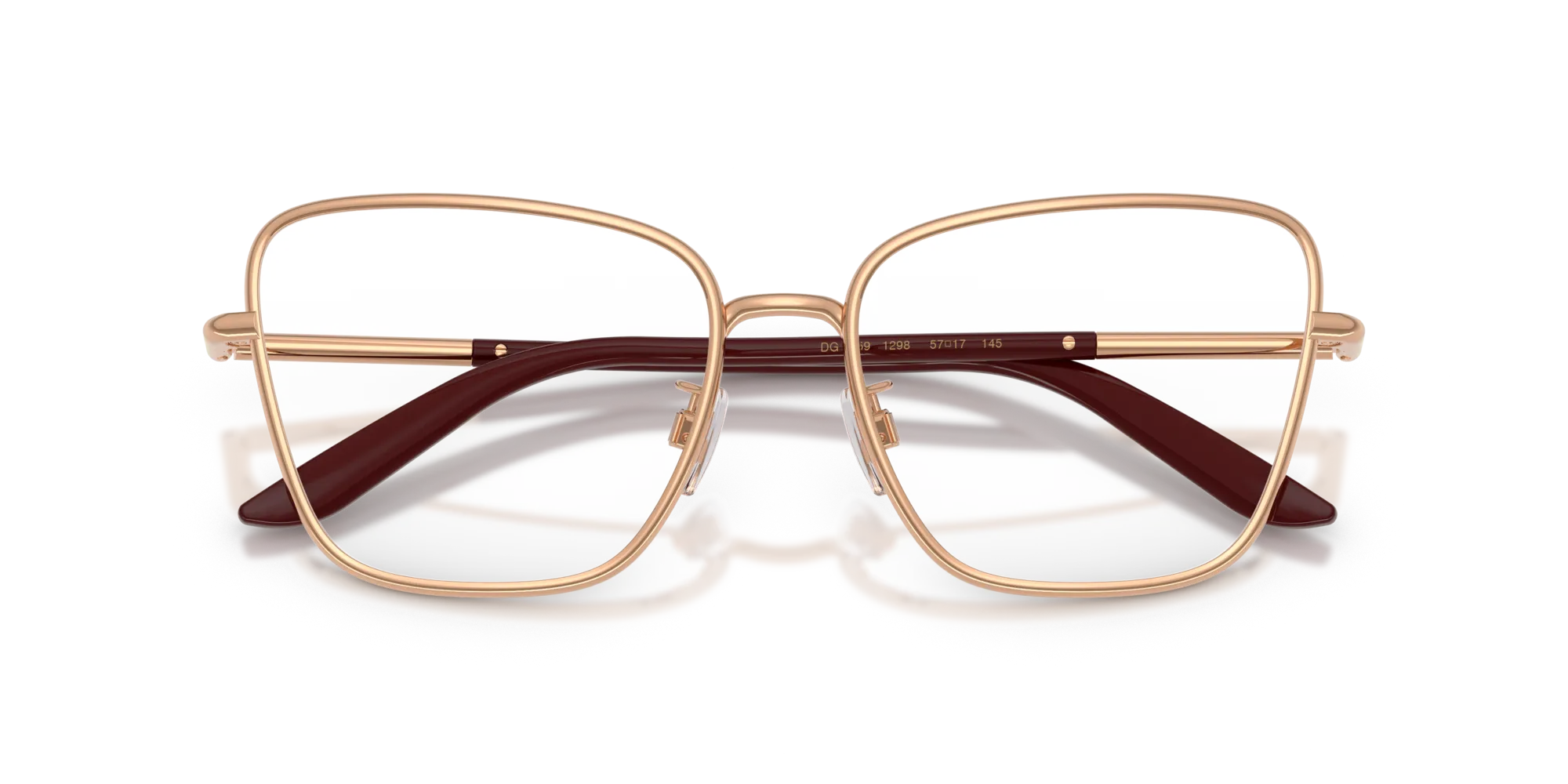 Dolce & Gabbana DG1359 1298 Montature da vista Metallo Oro Cat Eye Normale - immagine 2