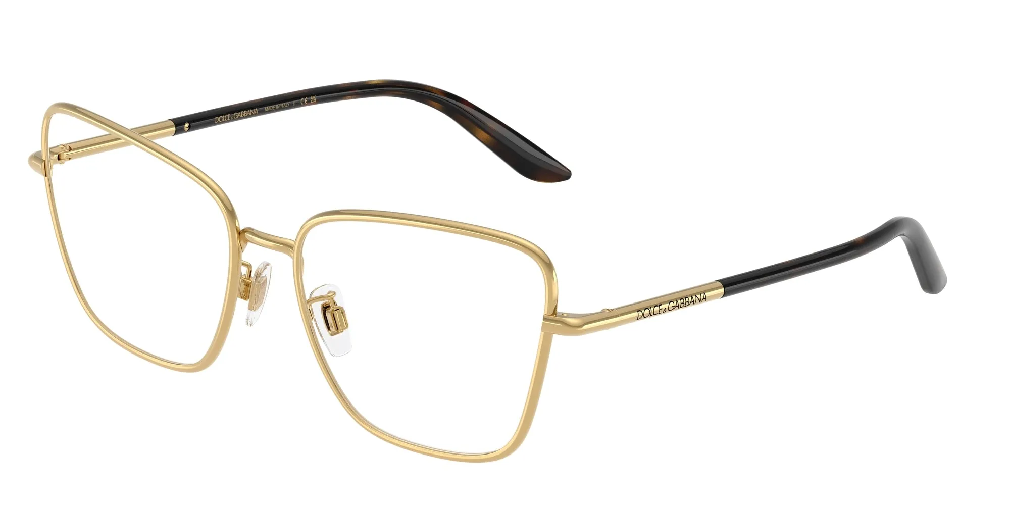 Dolce & Gabbana DG1359 02 Montature da vista Metallo Oro Cat Eye Normale - immagine 1