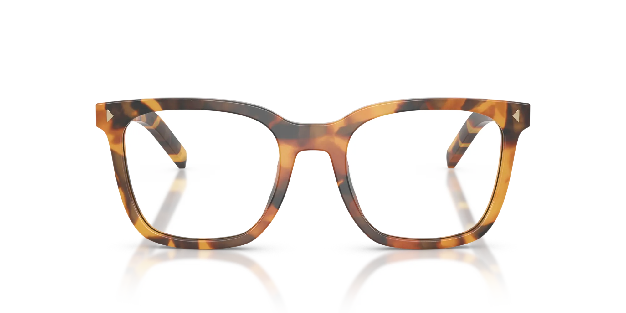 Prada PR B11V 29C1O1 Montature da vista Acetato Tartaruga Pillow Normale - immagine 3