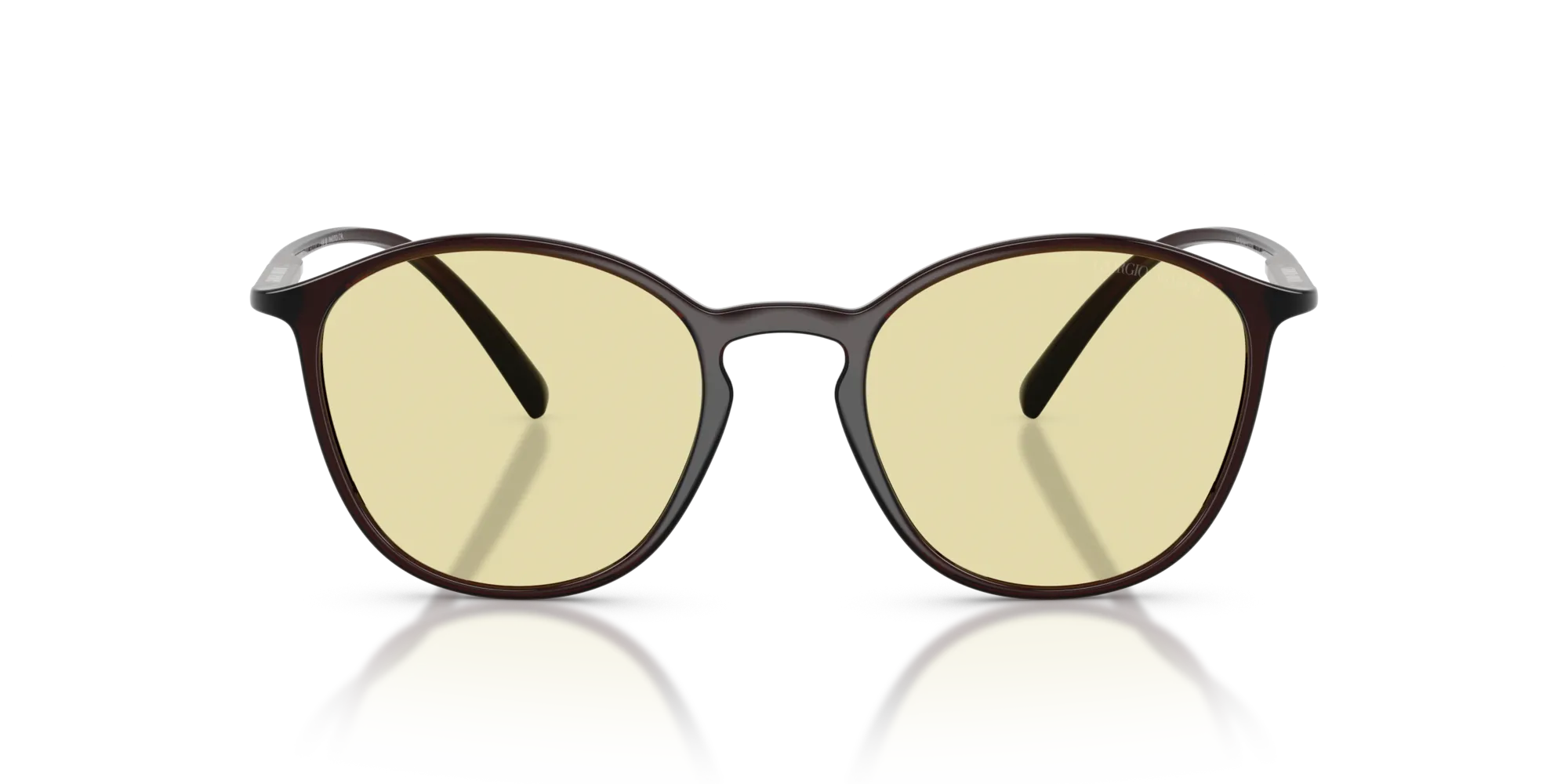Giorgio Armani AR8233U 6239M4 Occhiali da sole Iniettato Marrone Marrone Pantos Fotocromatiche - immagine 3