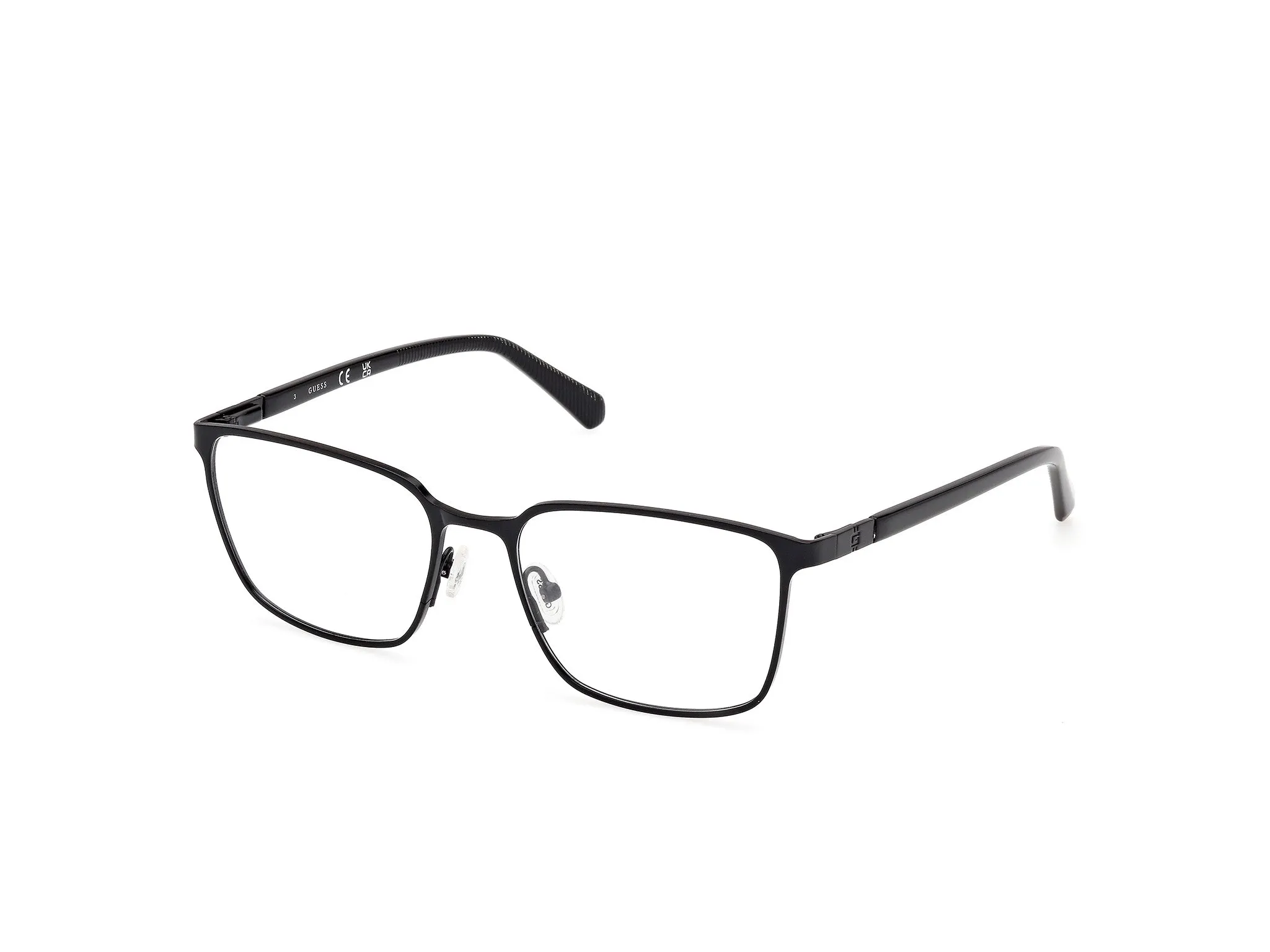 Guess GU50243 2 Montature da vista Metallo Nero Squadrata Normale - immagine 1