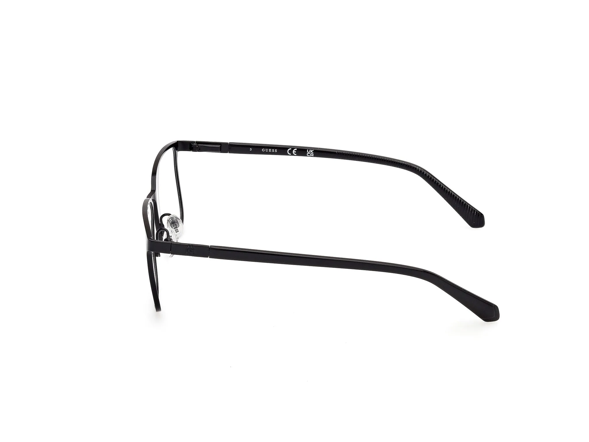 Guess GU50243 2 Montature da vista Metallo Nero Squadrata Normale - immagine 3