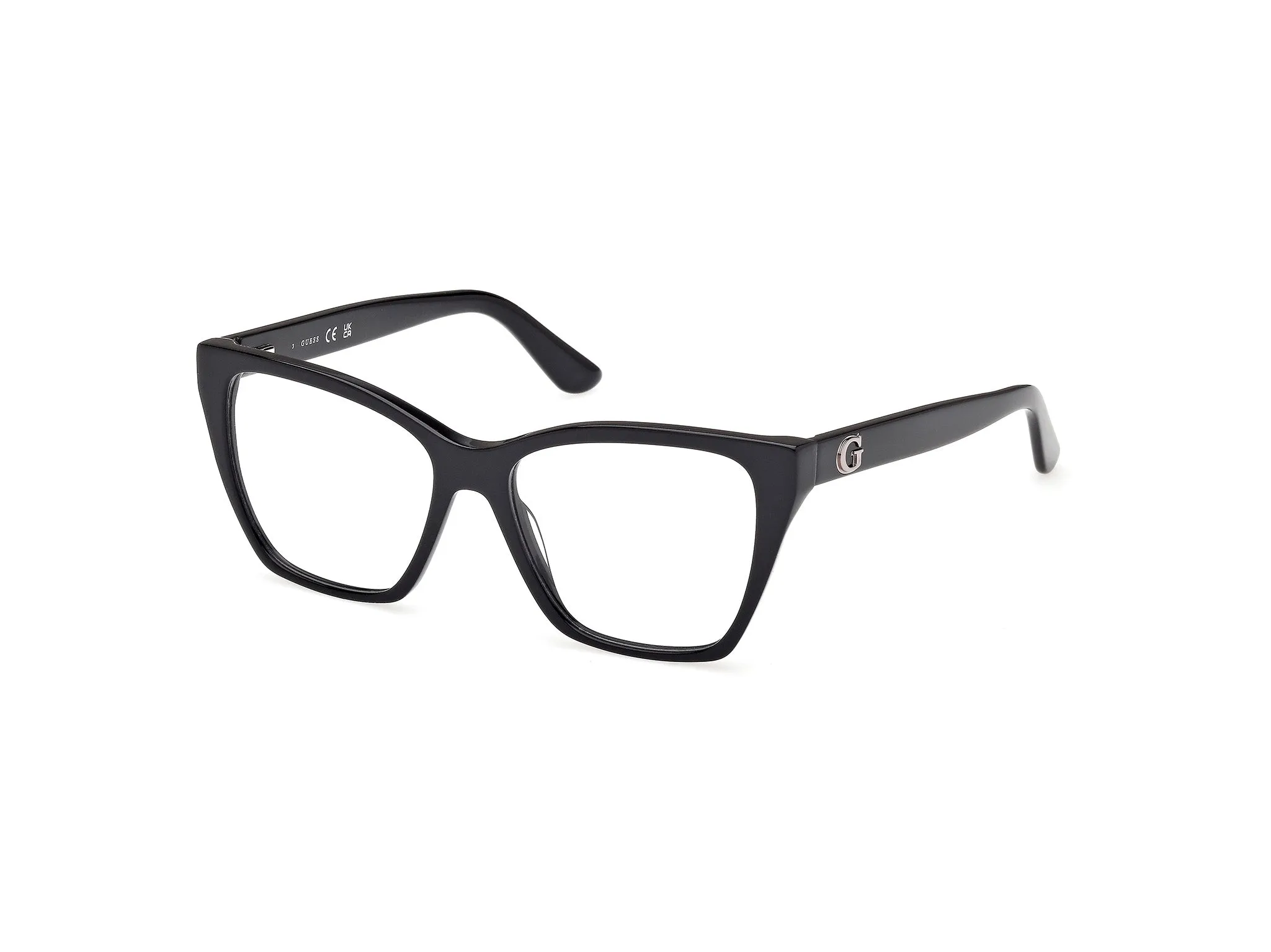 Guess GU50235 1 Montature da vista Acetato Nero Squadrata Normale - immagine 1