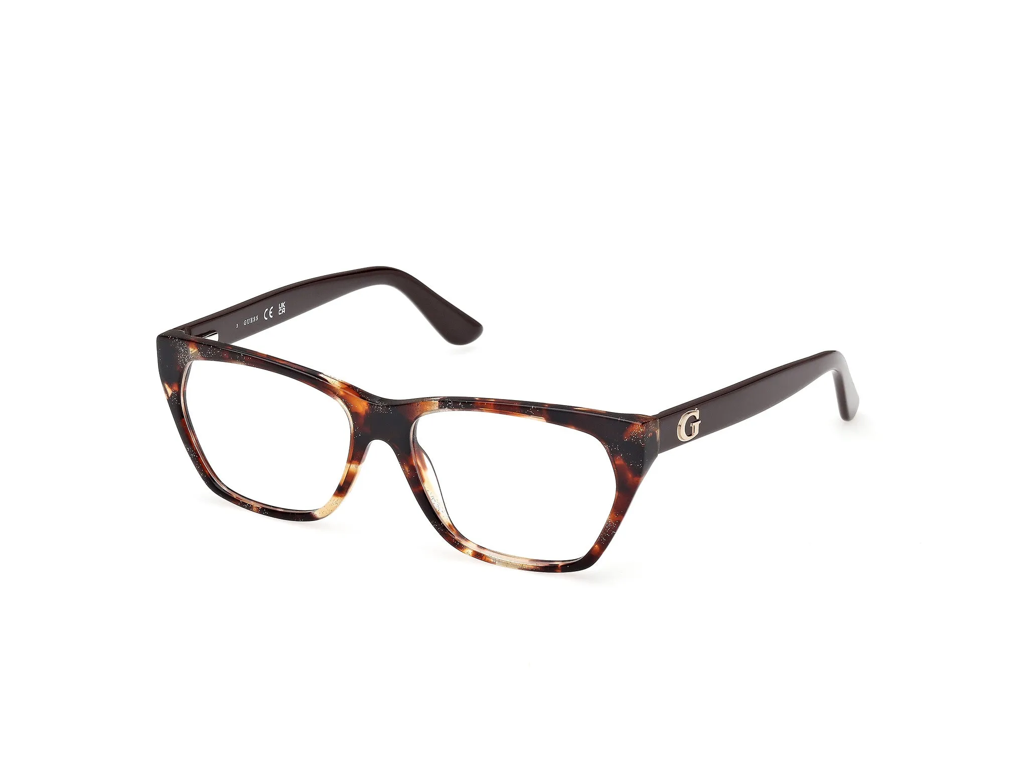 Guess GU50234 52 Montature da vista Acetato Havana Geometrica Normale - immagine 1