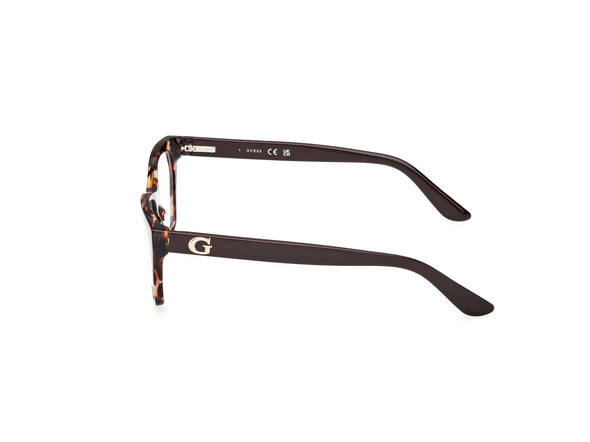 Guess GU50234 52 Montature da vista Acetato Havana Geometrica Normale - immagine 3