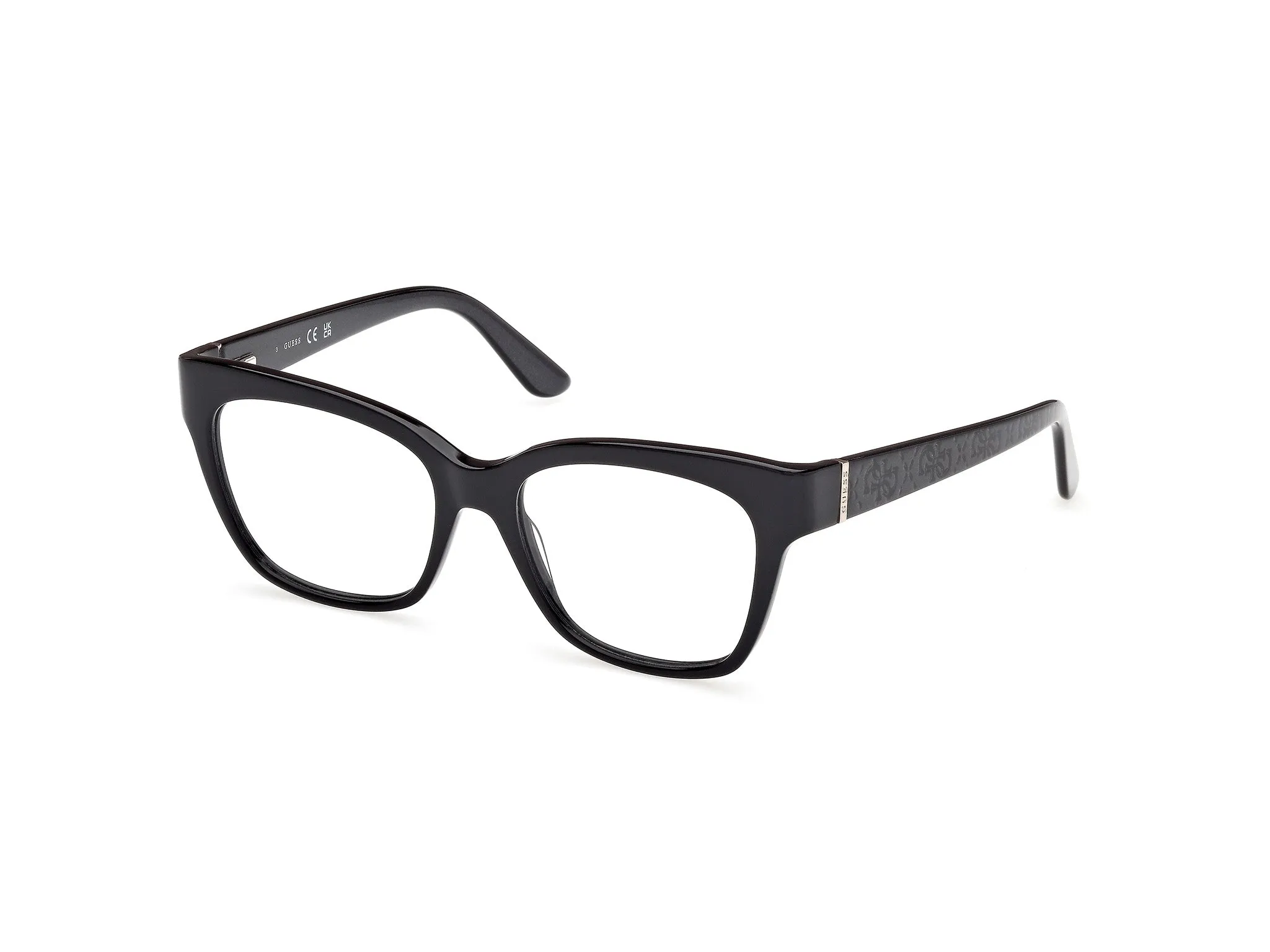 Guess GU50233 1 Montature da vista Acetato Nero Squadrata Normale - immagine 1