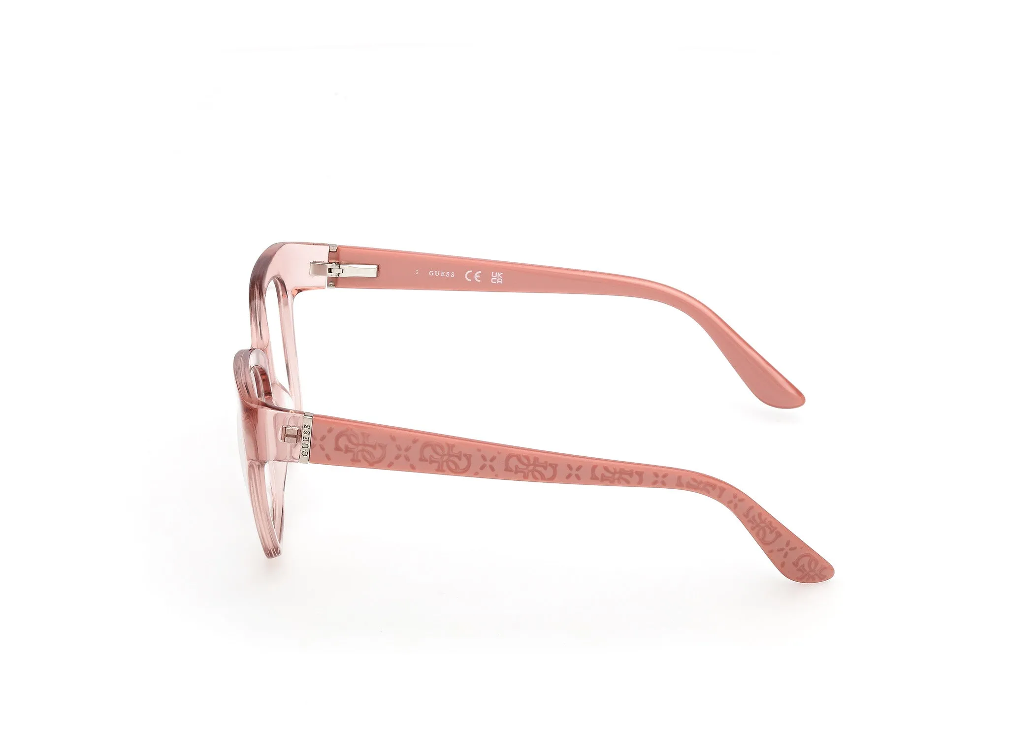 Guess GU50233 72 Montature da vista Acetato Rosa Squadrata Normale - immagine 3