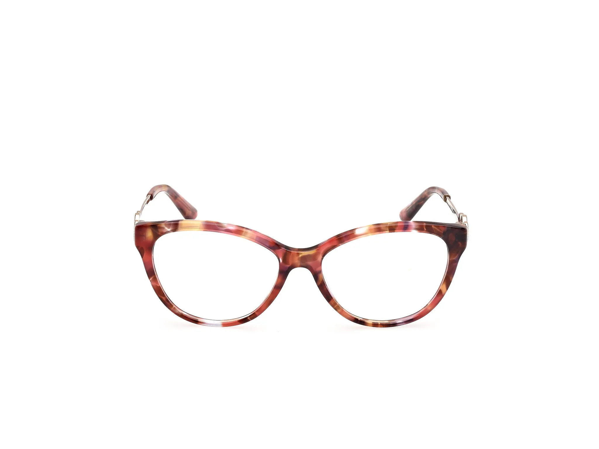 Guess GU50230 68 Montature da vista Acetato Rosso Cat Eye Normale - immagine 2