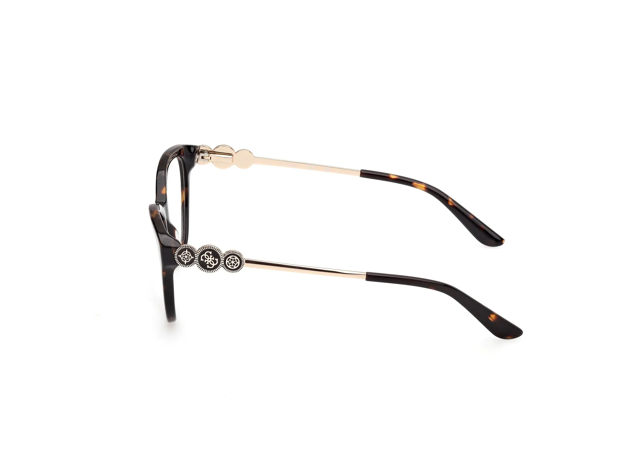 Guess GU50230 52 Montature da vista Acetato Havana Cat Eye Normale - immagine 3