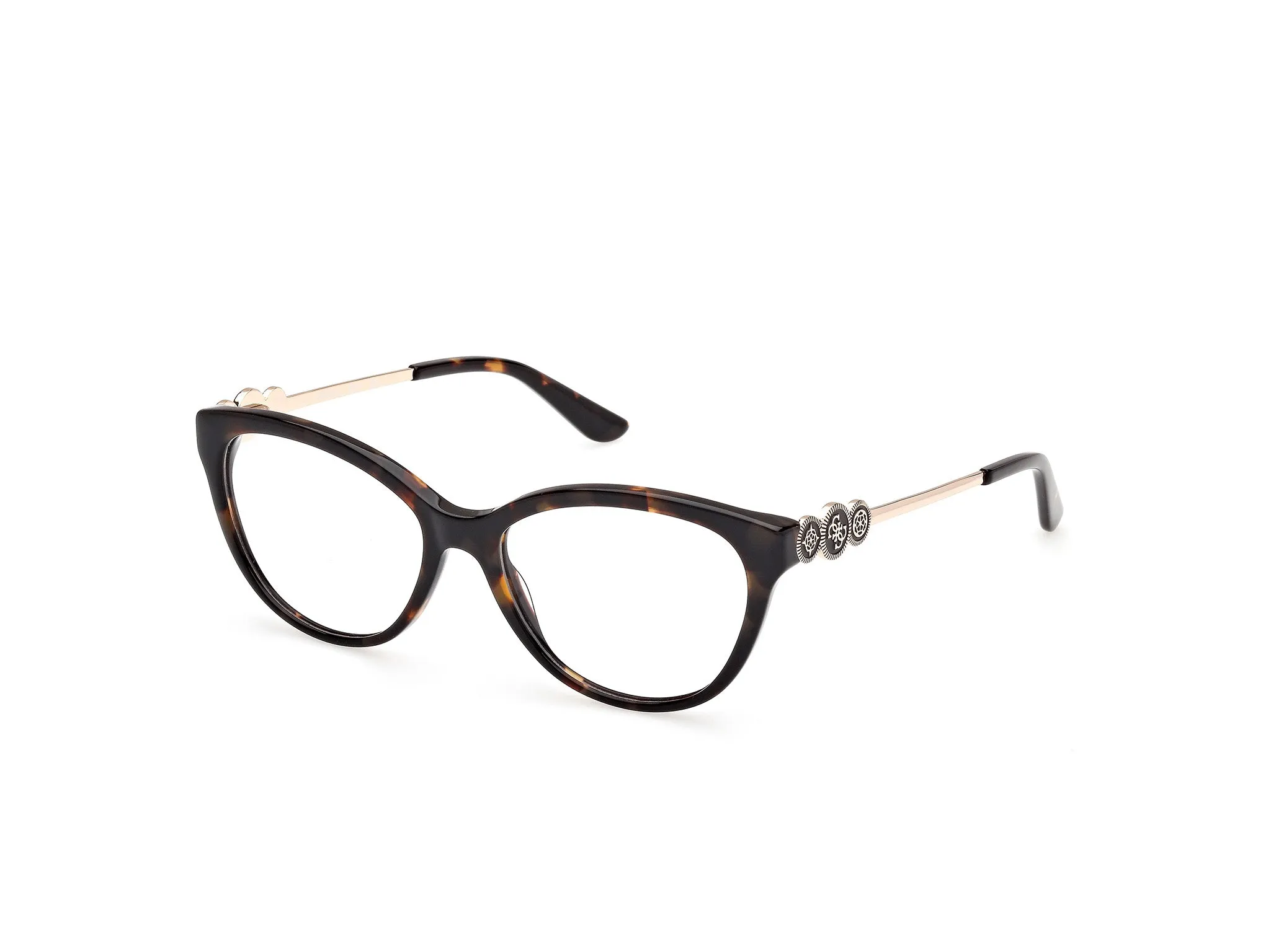 Guess GU50230 52 Montature da vista Acetato Havana Cat Eye Normale - immagine 1
