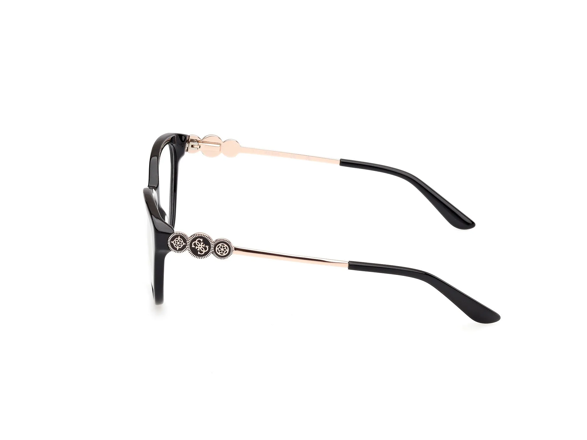 Guess GU50230 1 Montature da vista Acetato Nero Cat Eye Normale - immagine 3