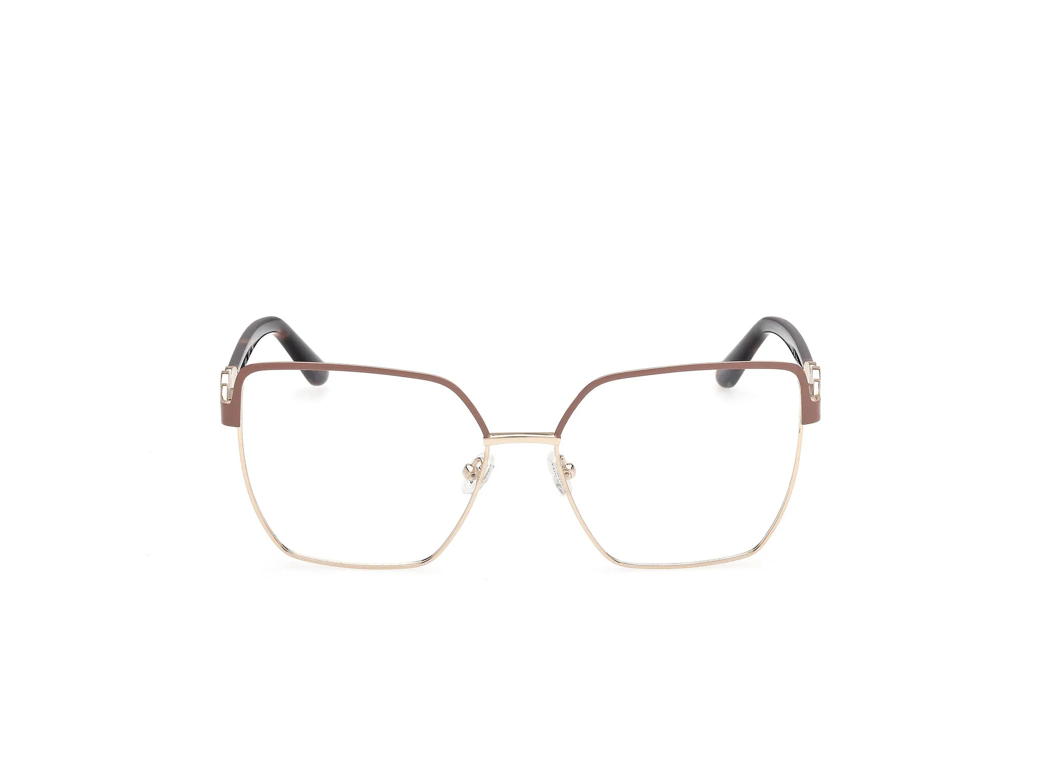 Guess GU50229 58 Montature da vista Metallo Beige Squadrata Normale - immagine 2