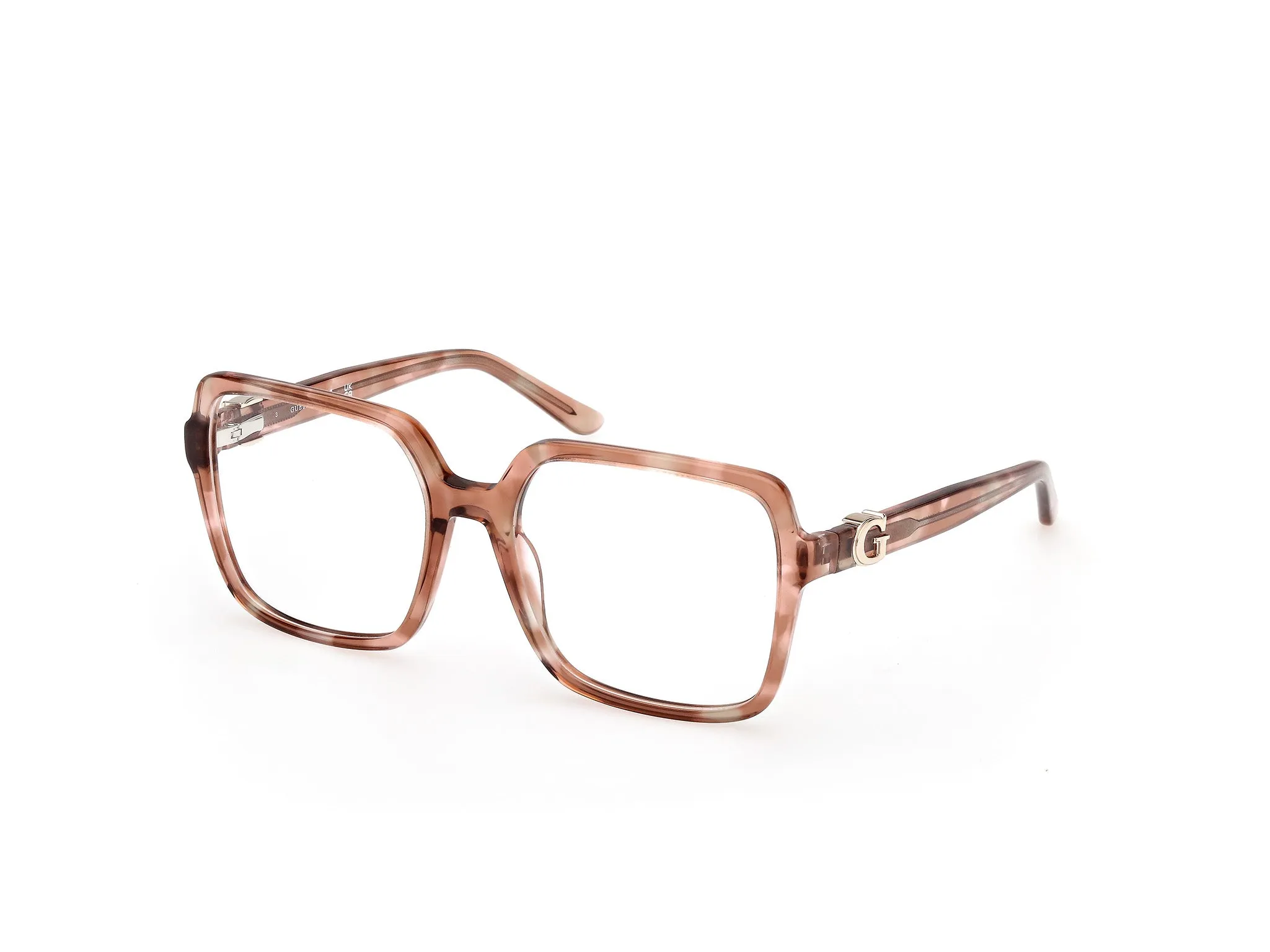 Guess GU50228 59 Montature da vista Acetato Beige Squadrata Normale - immagine 1