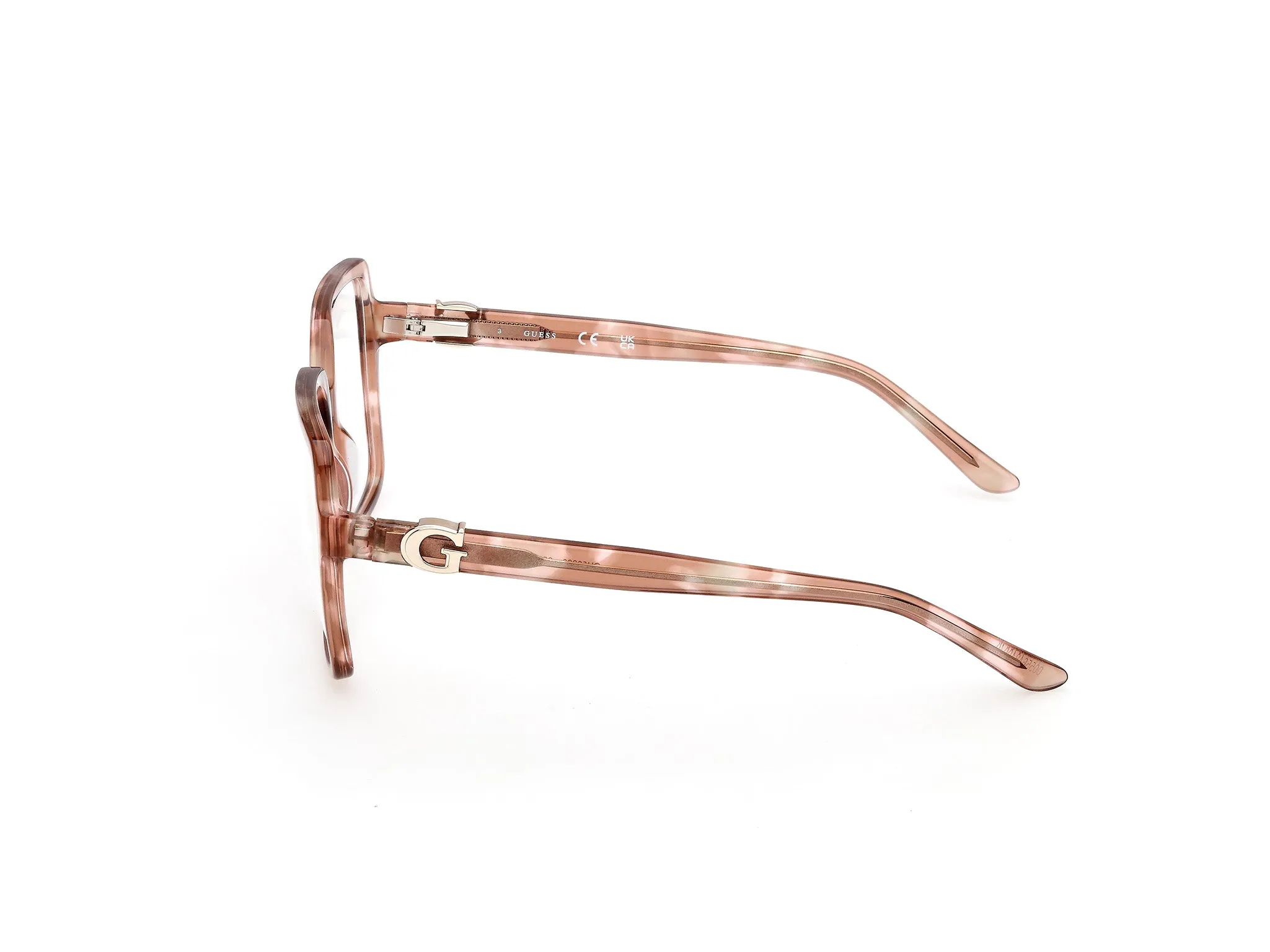 Guess GU50228 59 Montature da vista Acetato Beige Squadrata Normale - immagine 3