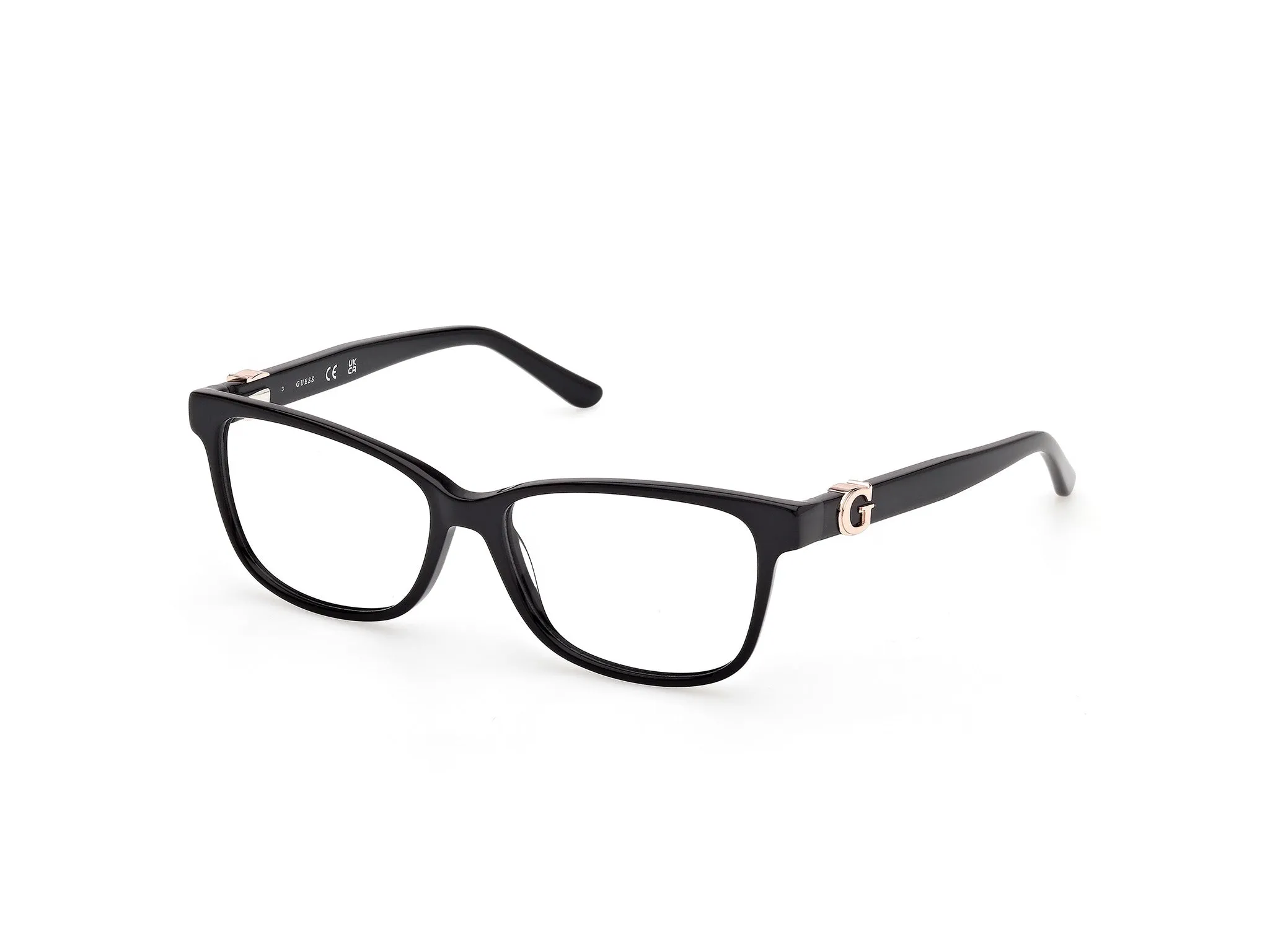 Guess GU50227 1 Montature da vista Acetato Nero Squadrata Normale - immagine 1