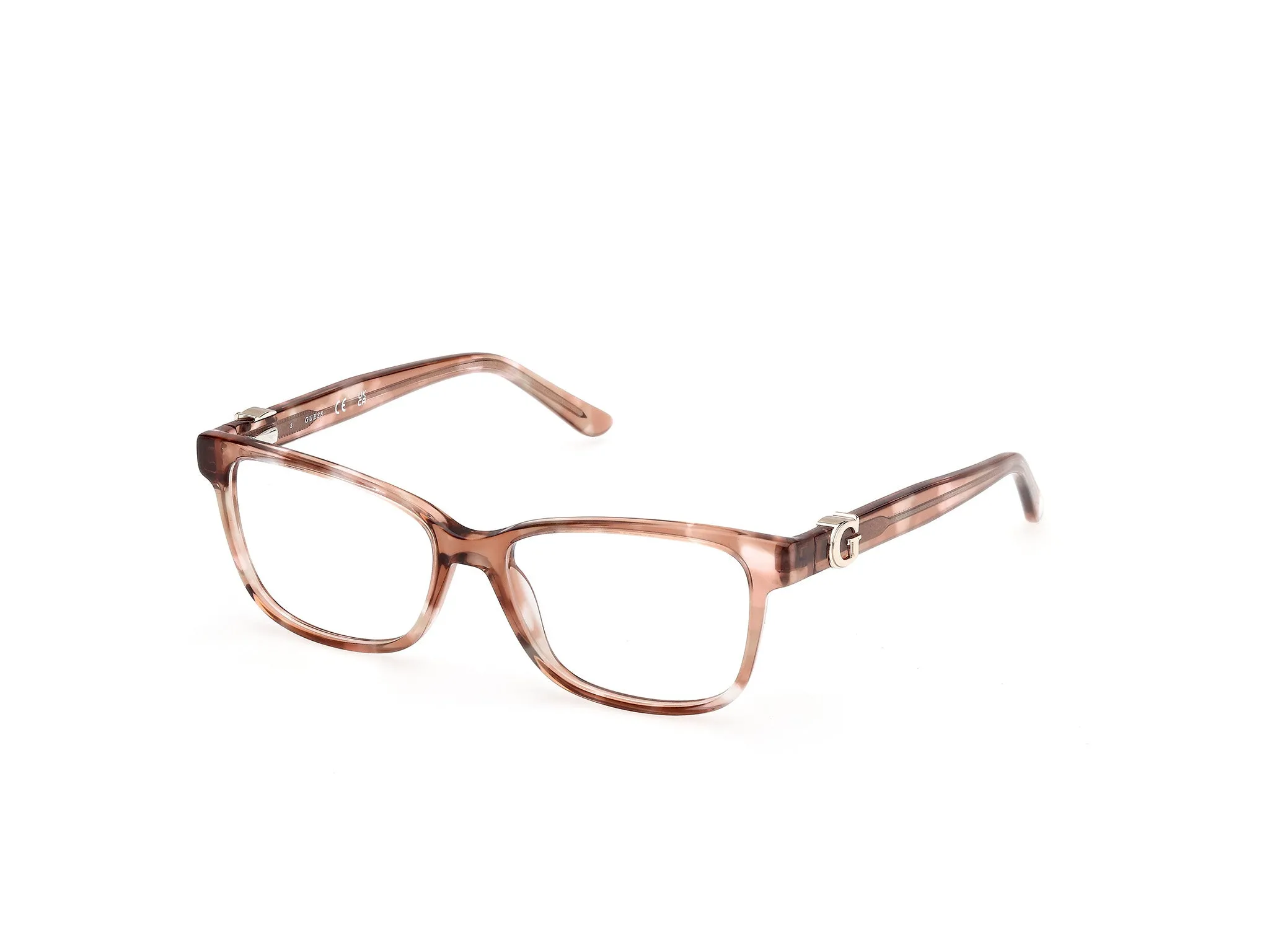 Guess GU50227 59 Montature da vista Acetato Beige Squadrata Normale - immagine 1