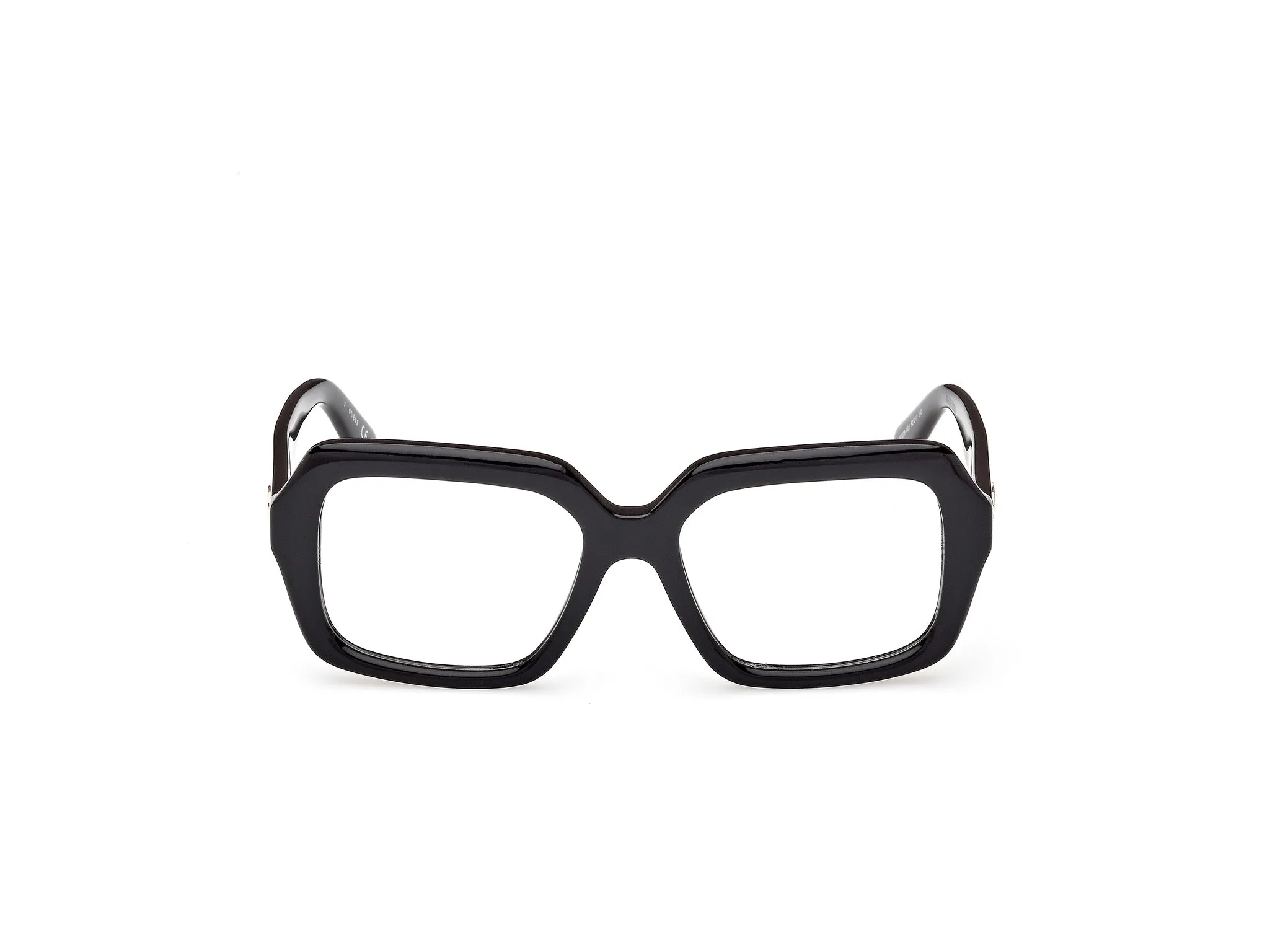 Guess GU50226 1 Montature da vista Acetato Nero Squadrata Normale - immagine 2