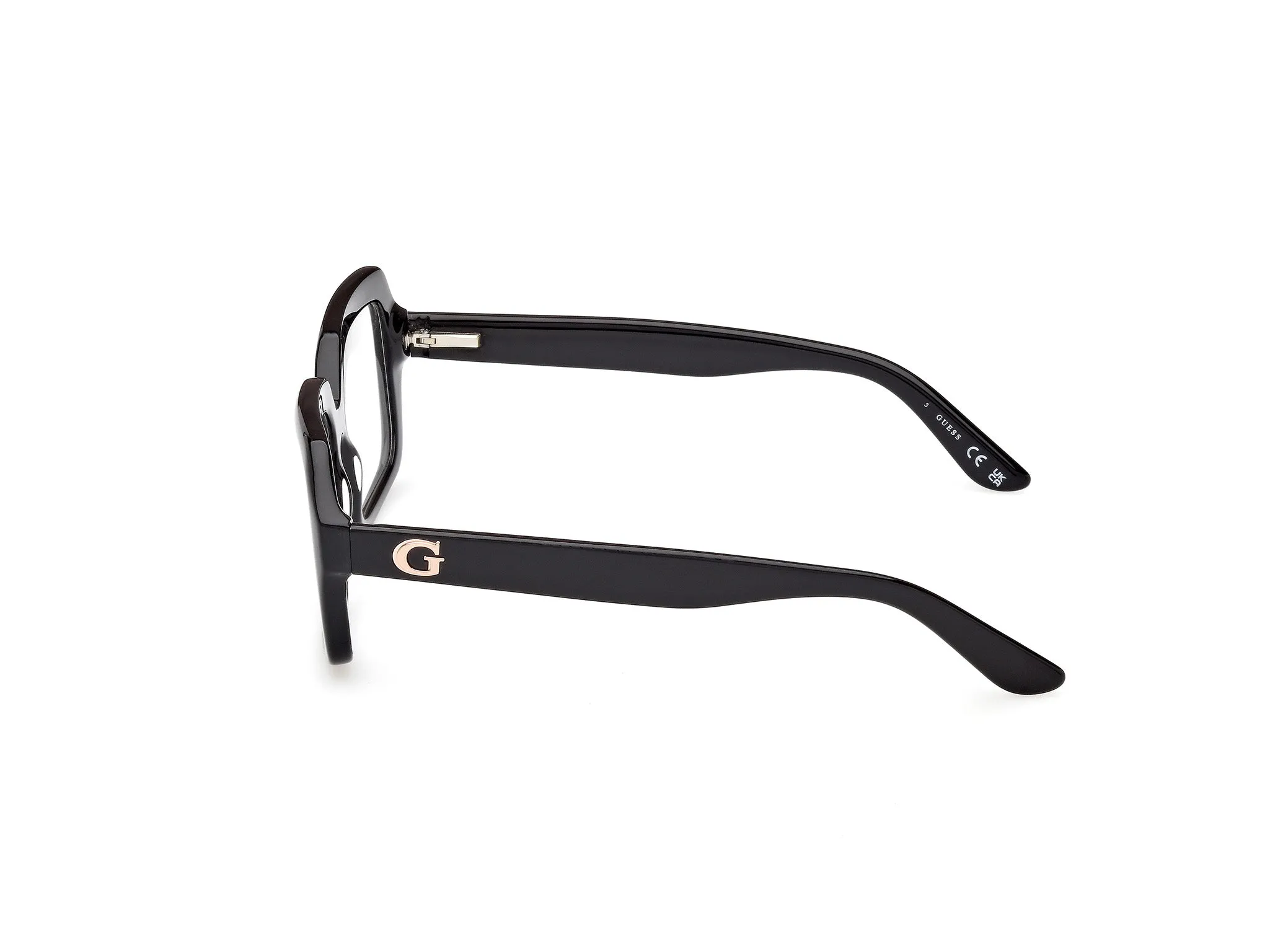 Guess GU50226 1 Montature da vista Acetato Nero Squadrata Normale - immagine 3