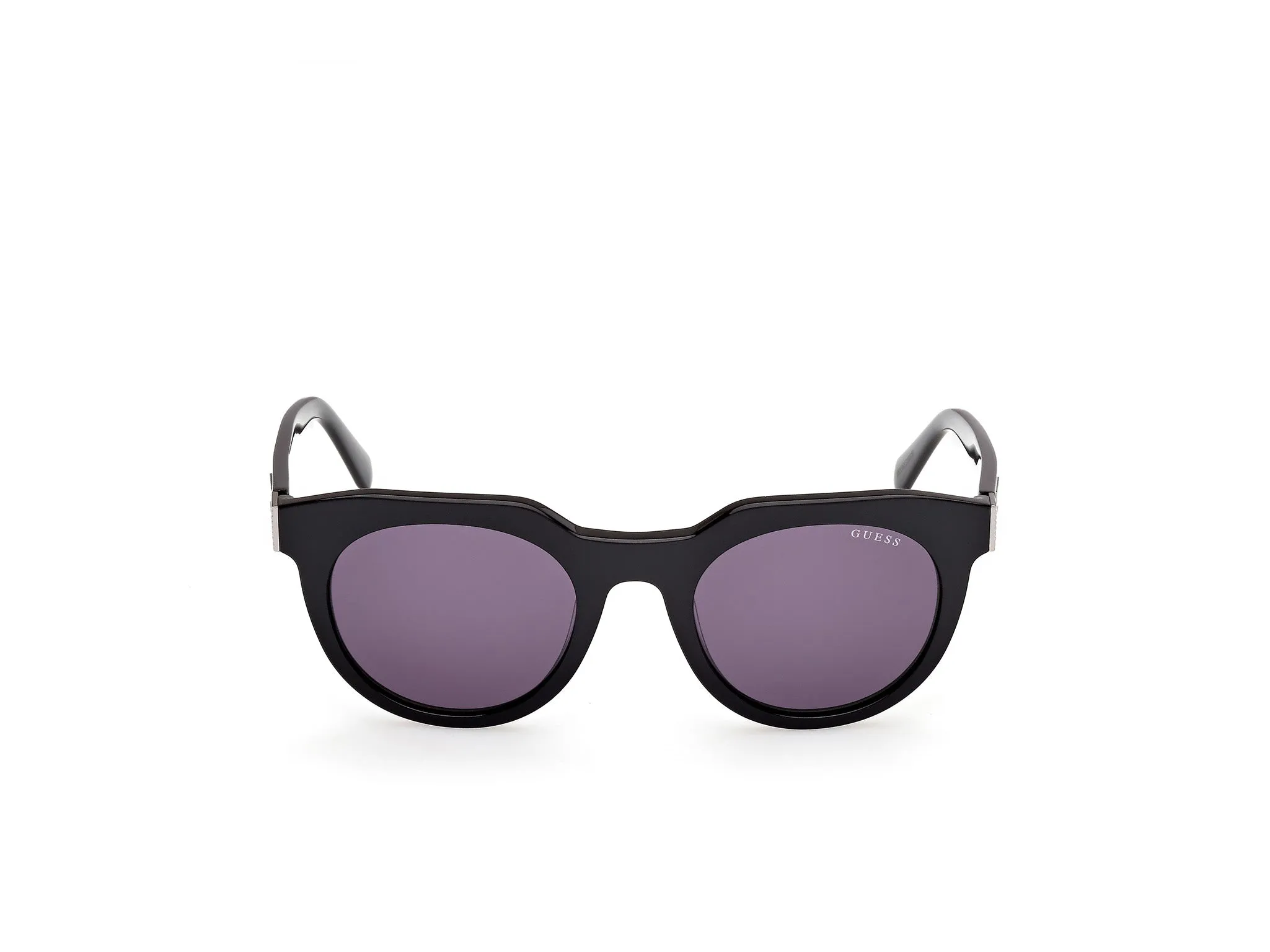 Guess GU00214 01A Occhiali da sole Acetato Nero Fumo Rotonda Normale - immagine 2