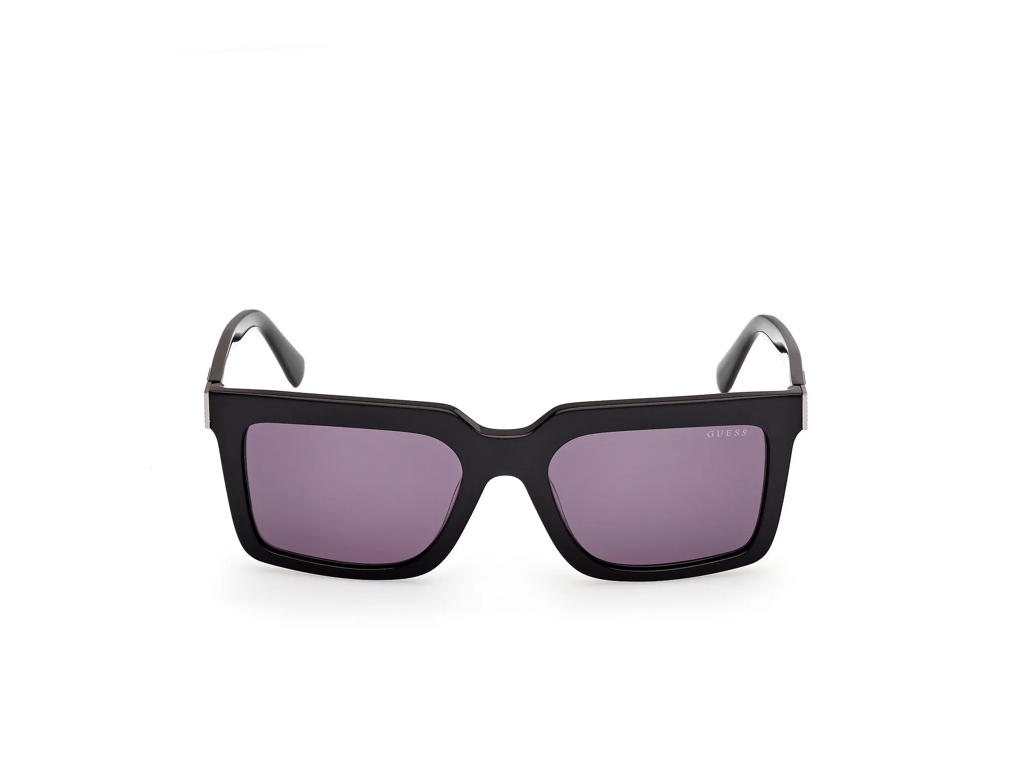 Guess GU00213 01Y Occhiali da sole Acetato Nero Viola Squadrata Normale - immagine 2