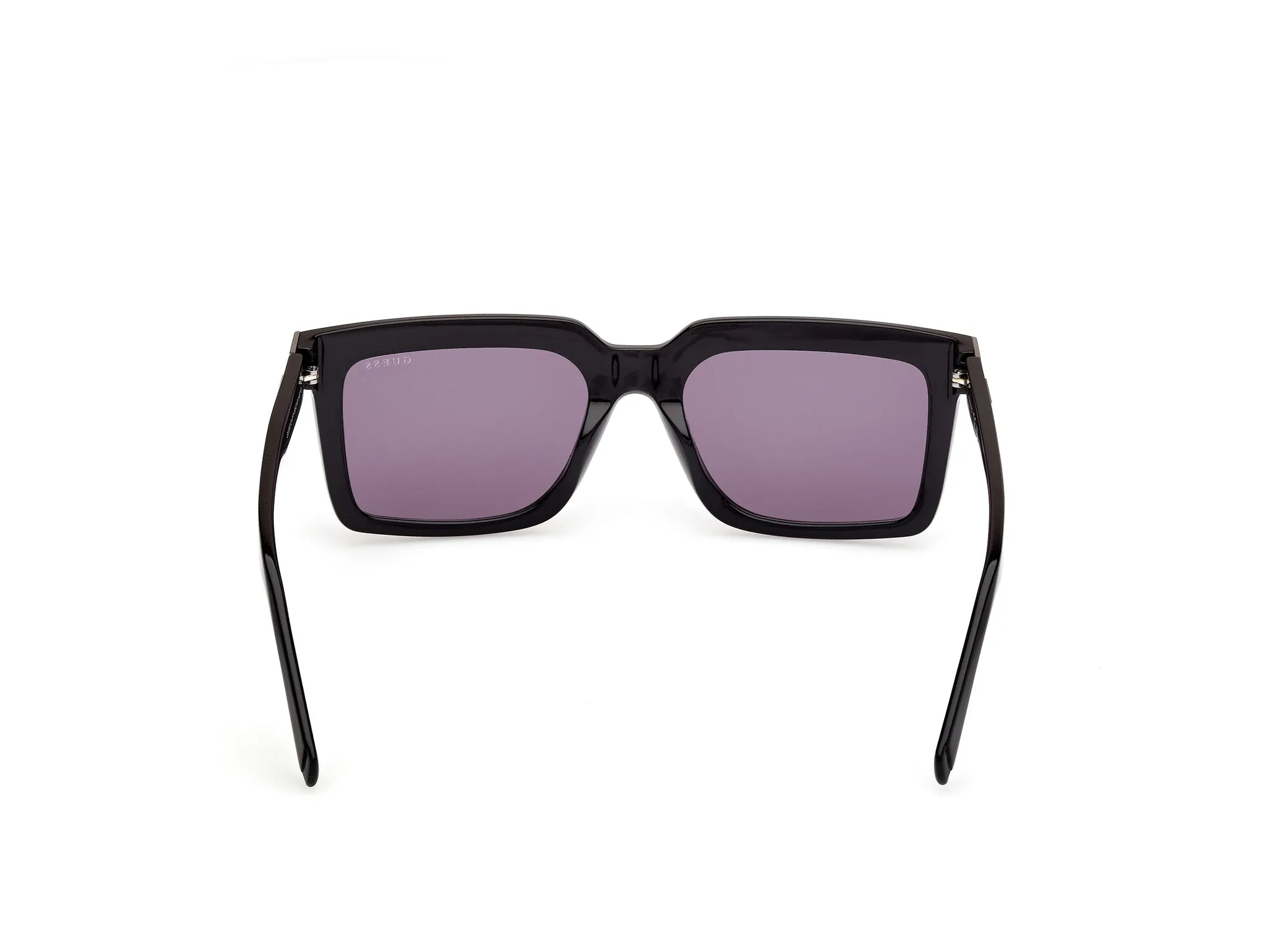 Guess GU00213 01Y Occhiali da sole Acetato Nero Viola Squadrata Normale - immagine 4