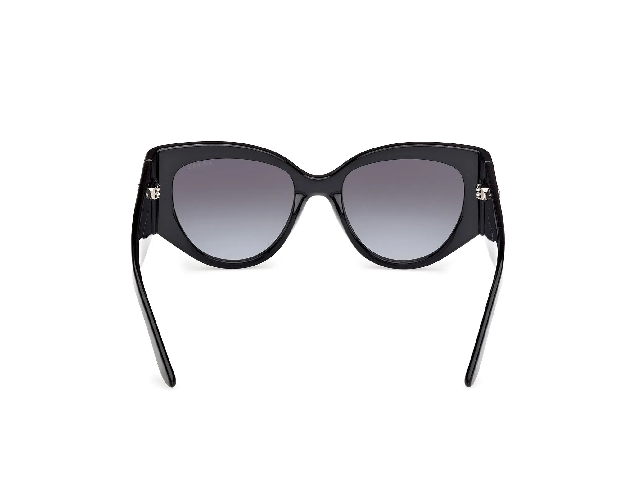 Guess GU00202 01B Occhiali da sole Iniettato Nero Fumo Cat Eye Normale - immagine 4