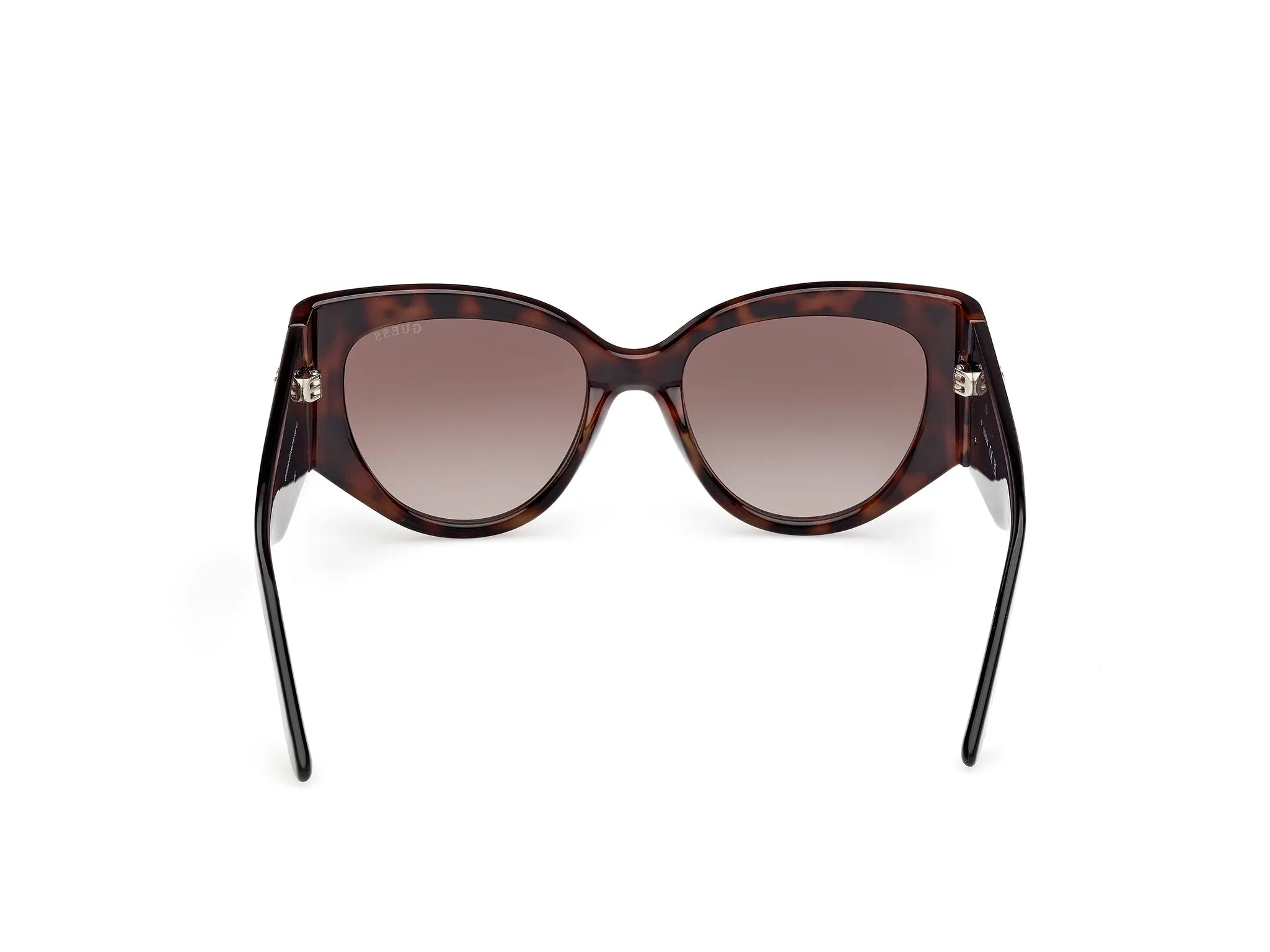 Guess GU00202 52F Occhiali da sole Iniettato Havana Marrone Cat Eye Normale Sfumato - immagine 4
