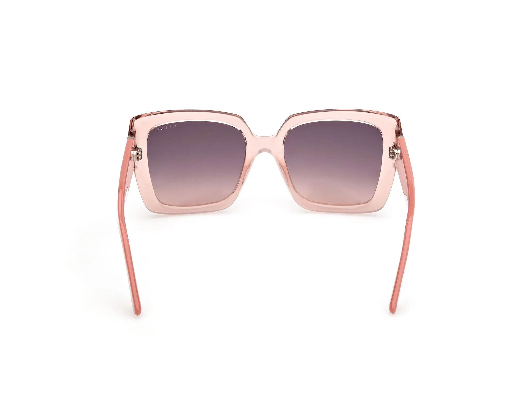 Guess GU00200 72F Occhiali da sole Iniettato Rosa Marrone Squadrata Normale - immagine 4
