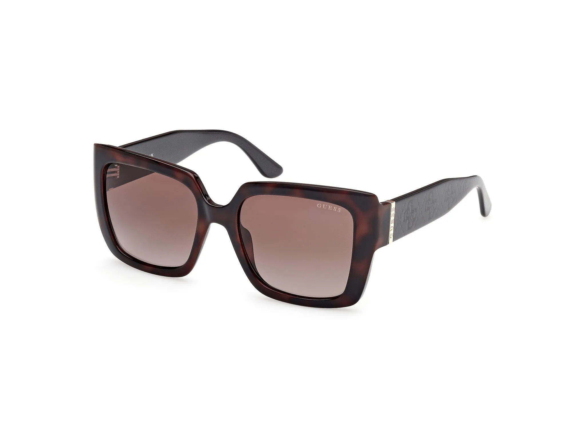 Guess GU00200 52F Occhiali da sole Iniettato Havana Marrone Squadrata Normale Sfumato - immagine 1