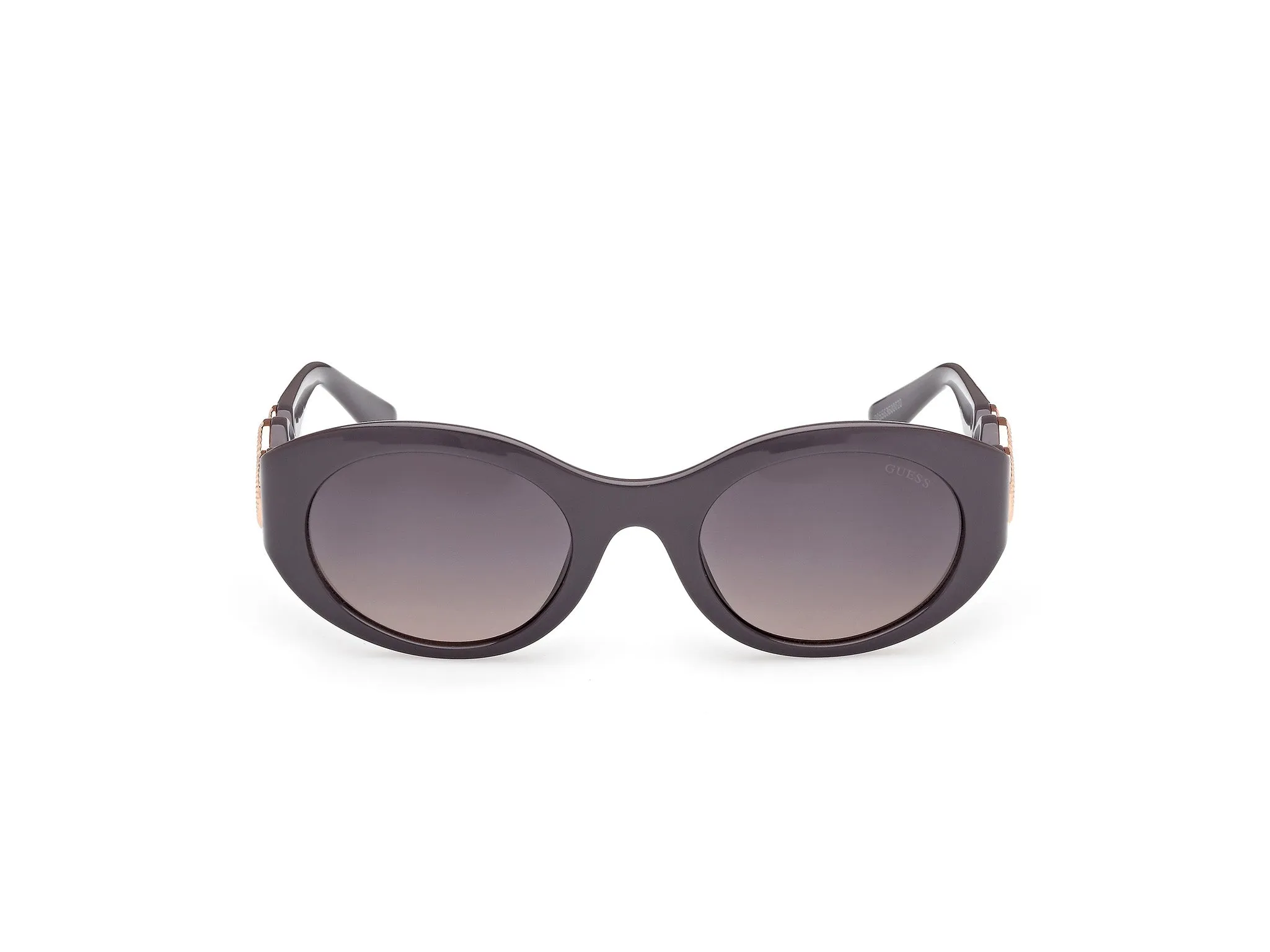 Guess GU00198-H 20B Occhiali da sole Iniettato Grigio Fumo Rotonda Normale - immagine 2