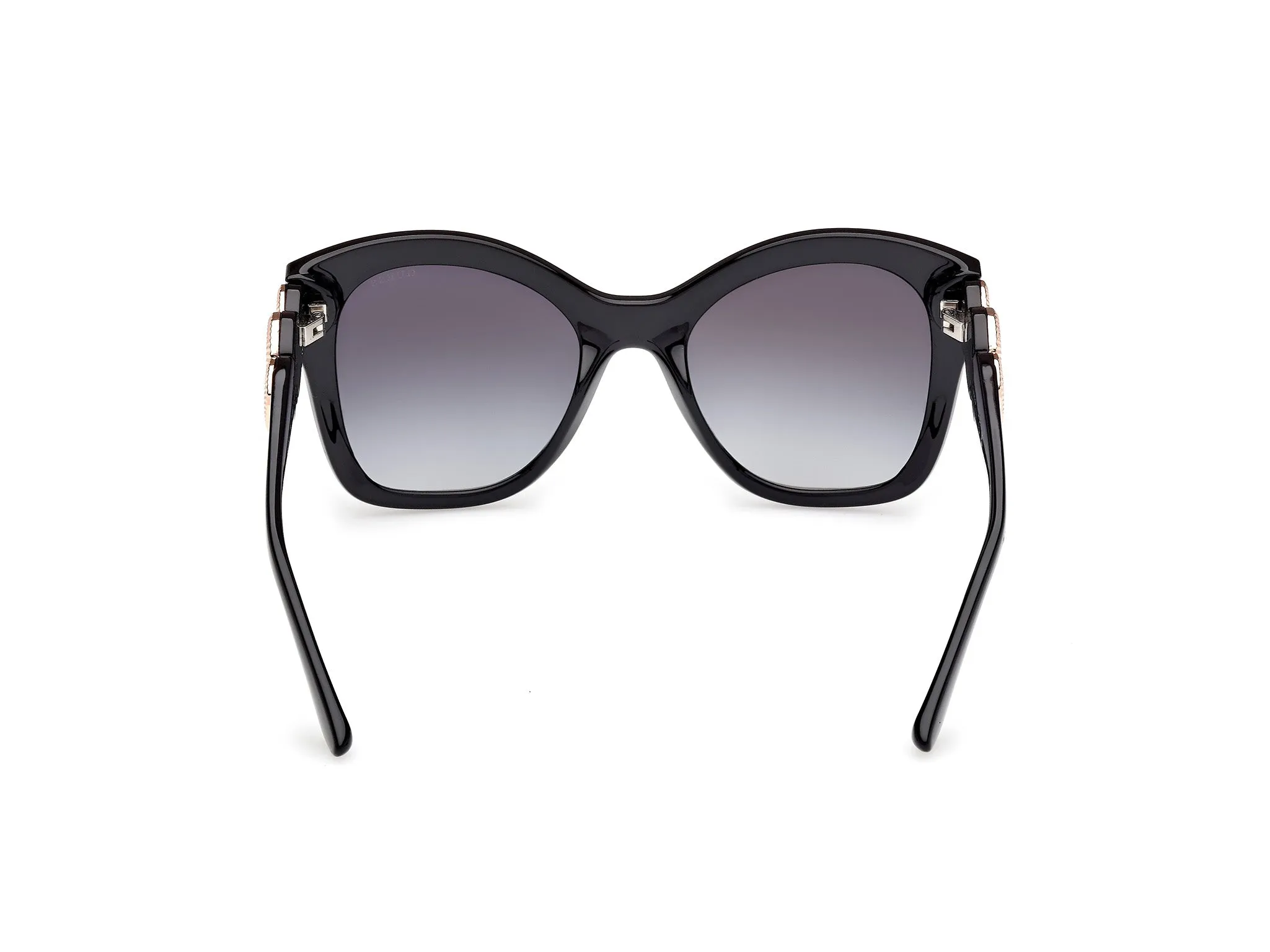 Guess GU00197 01B Occhiali da sole Iniettato Nero Fumo Farfalla Normale - immagine 4