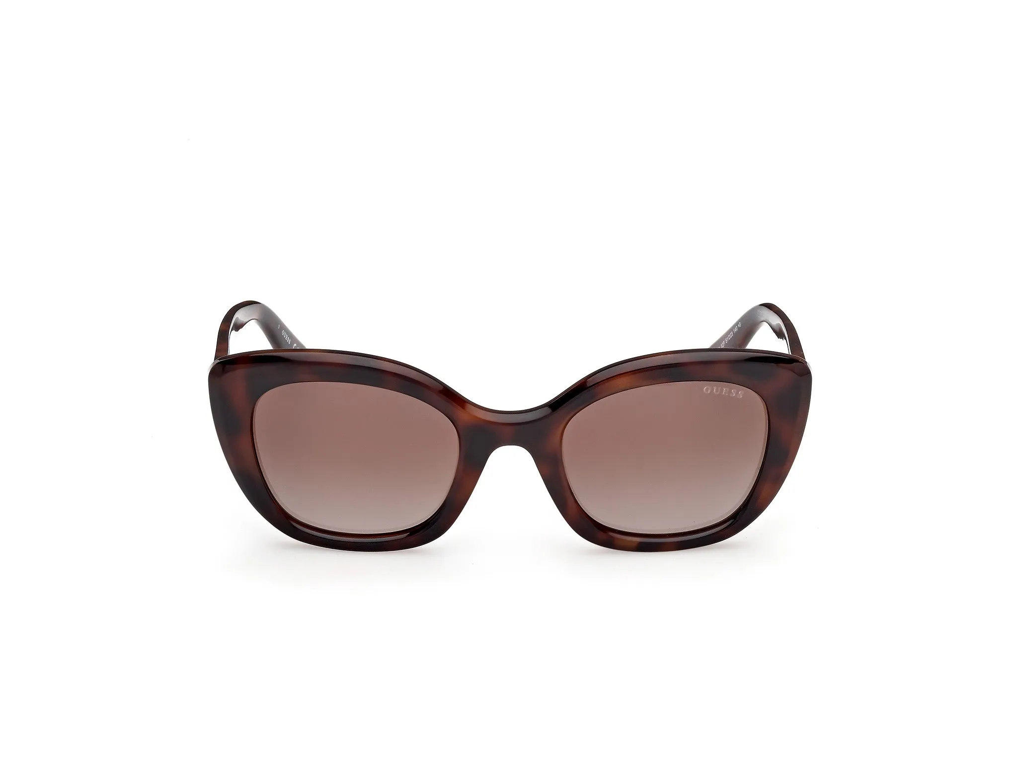 Guess GU00196 52F Occhiali da sole Iniettato Havana Marrone Squadrata Normale Sfumato - immagine 2