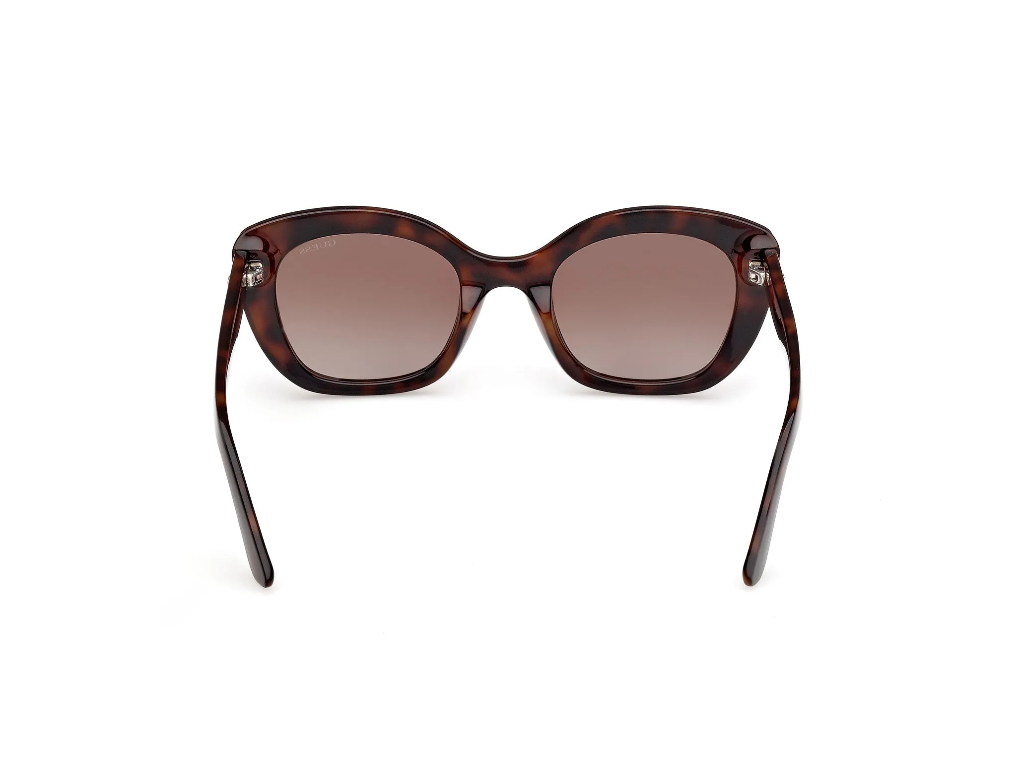 Guess GU00196 52F Occhiali da sole Iniettato Havana Marrone Squadrata Normale Sfumato - immagine 4