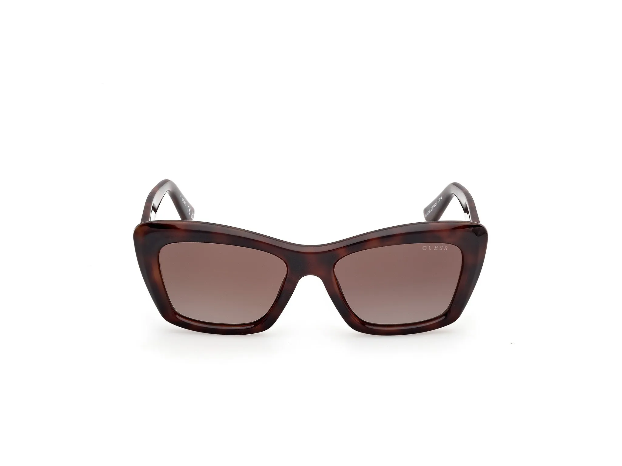 Guess GU00195 52F Occhiali da sole Iniettato Havana Marrone Squadrata Normale - immagine 2