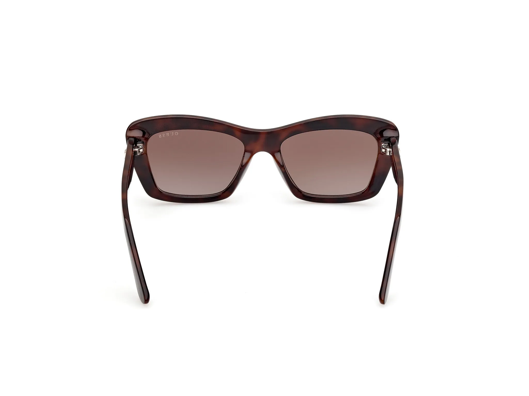 Guess GU00195 52F Occhiali da sole Iniettato Havana Marrone Squadrata Normale - immagine 4