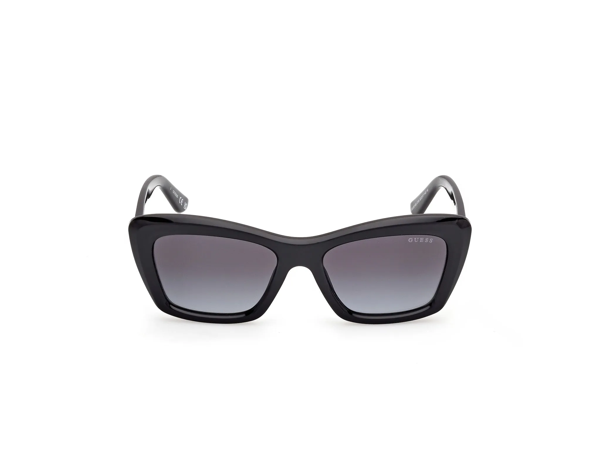 Guess GU00195 01B Occhiali da sole Iniettato Nero Fumo Squadrata Normale - immagine 2