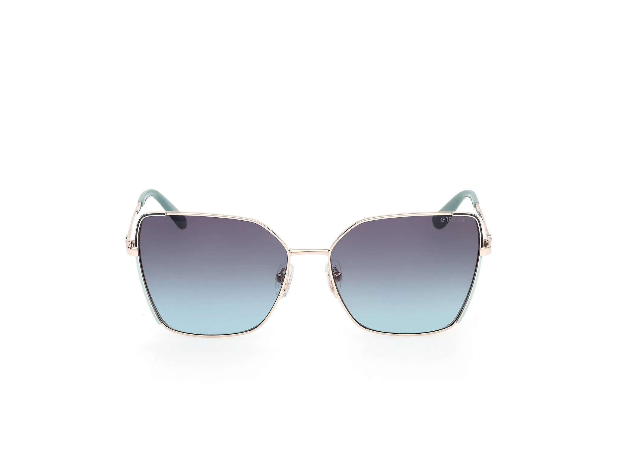 Guess GU00192 33W Occhiali da sole Metallo Oro Blu Farfalla Normale - immagine 2