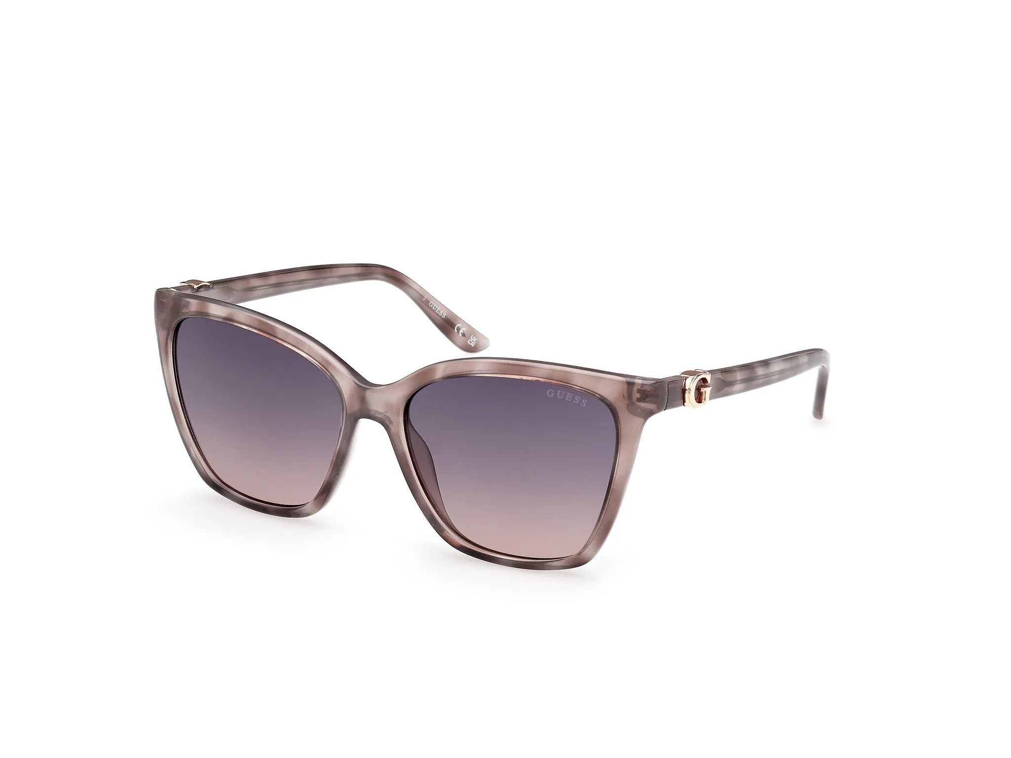 Guess GU00191 20B Occhiali da sole Iniettato Grigio Fumo Squadrata Normale - immagine 1