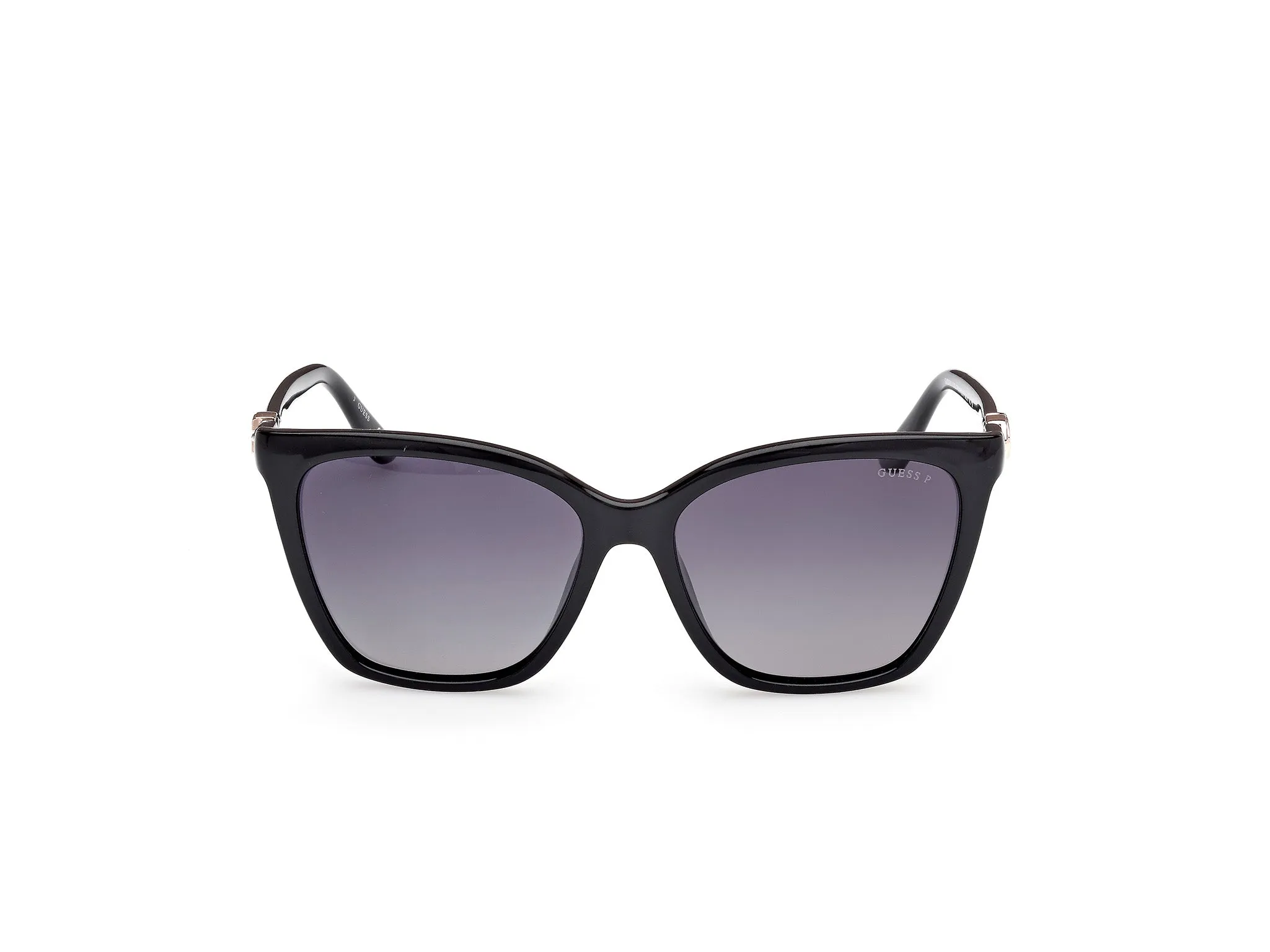 Guess GU00191 01D Occhiali da sole Iniettato Nero Fumo Squadrata Polarizzata - immagine 2