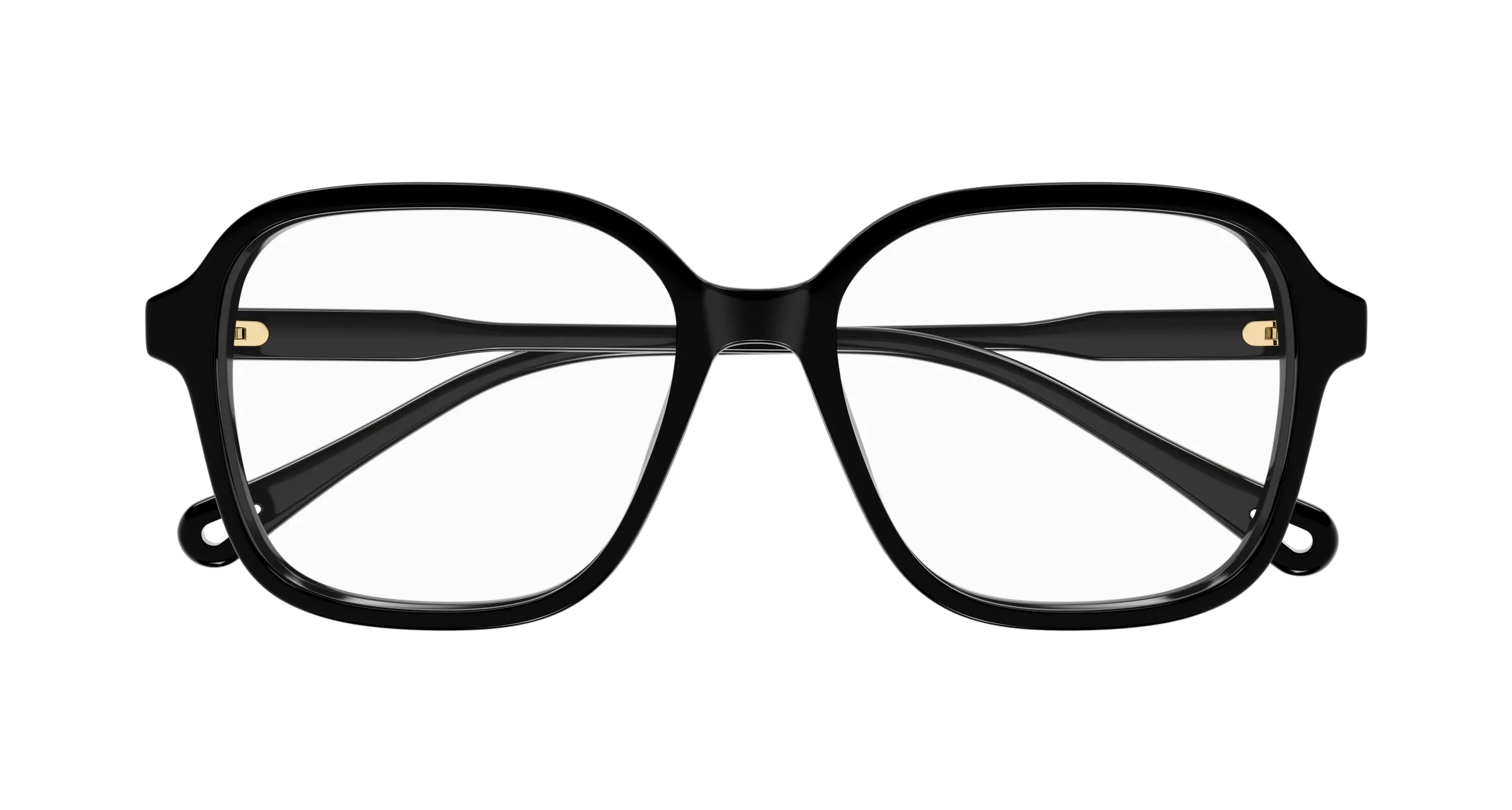 Chloé CH0313O 001 Montature da vista Acetato Nero Trasparente Squadrata - immagine 2