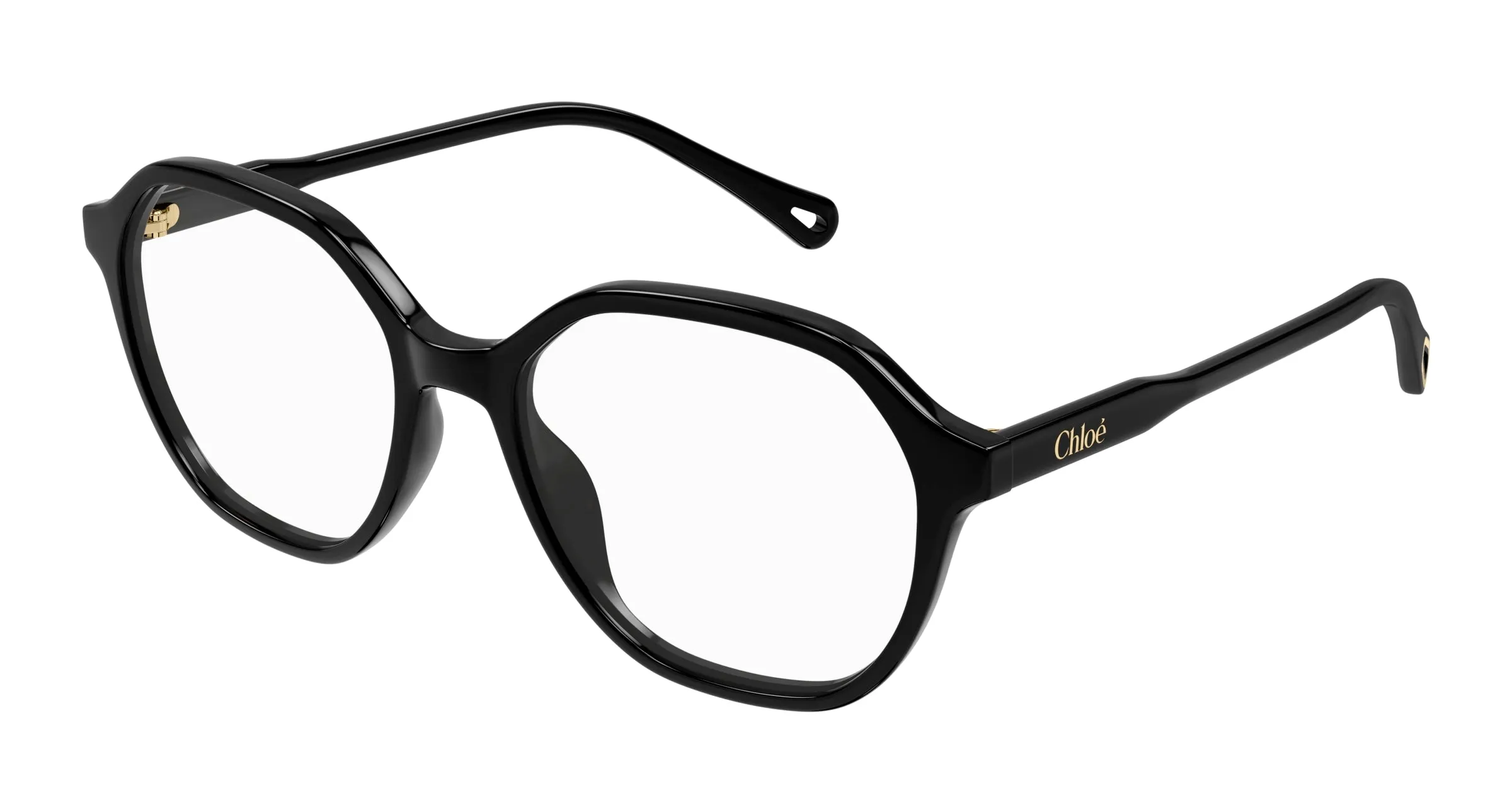 Chloé CH0312O 001 Montature da vista Acetato Nero Trasparente Squadrata - immagine 1