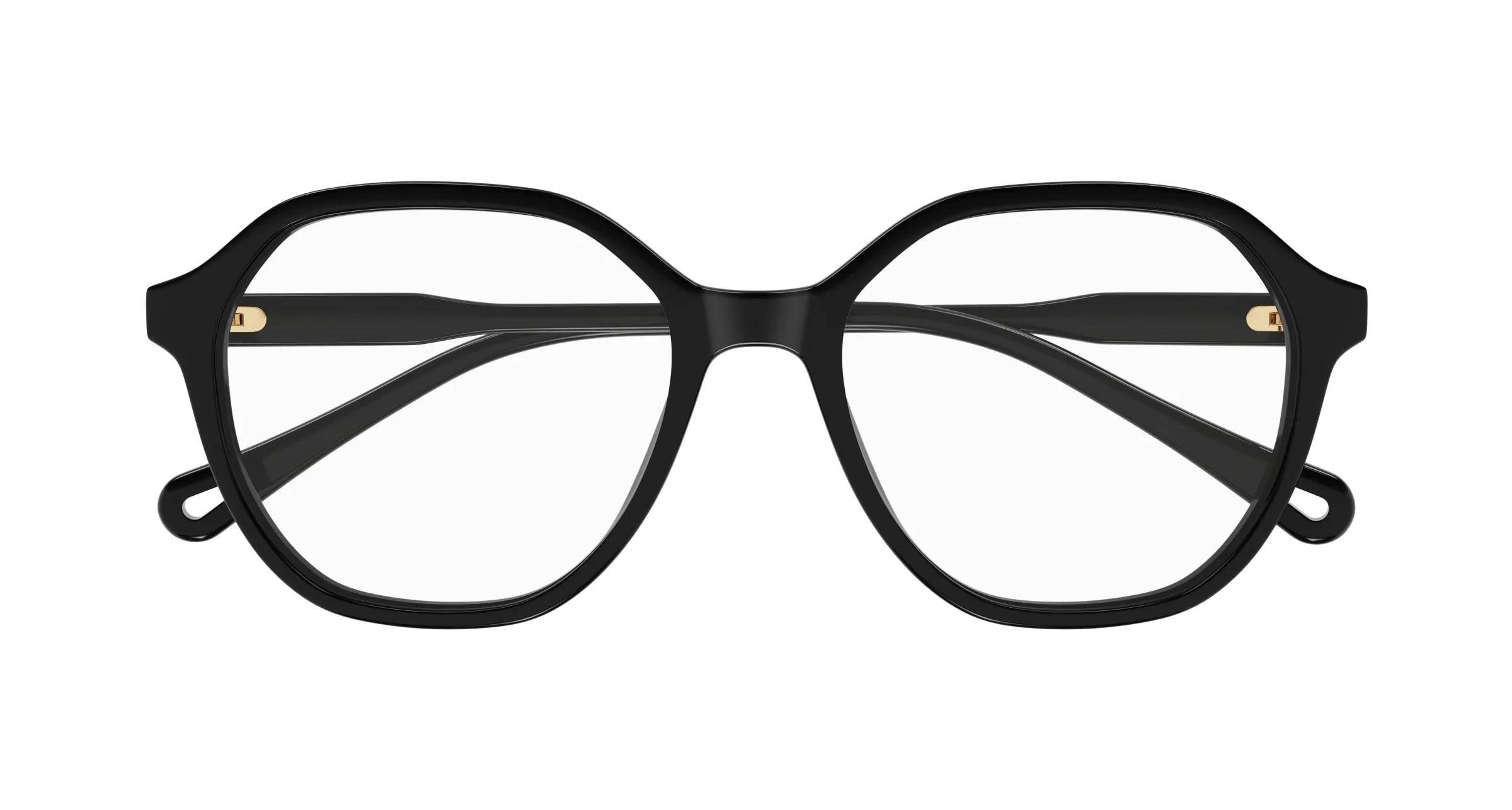 Chloé CH0312O 001 Montature da vista Acetato Nero Trasparente Squadrata - immagine 2