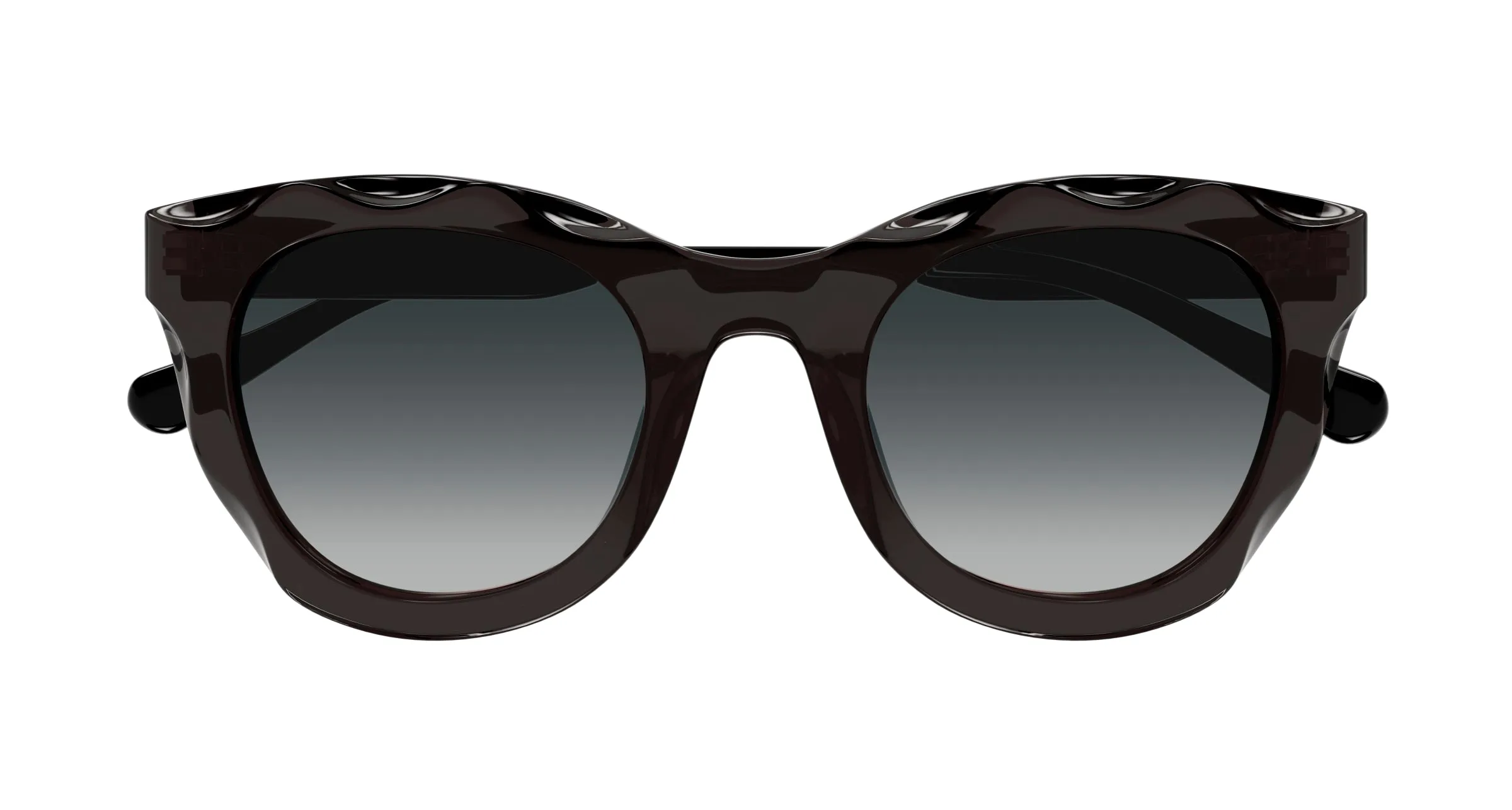 Chloé CH0295S 001 Occhiali da sole Acetato Grigio Grigio Rotonda - immagine 2