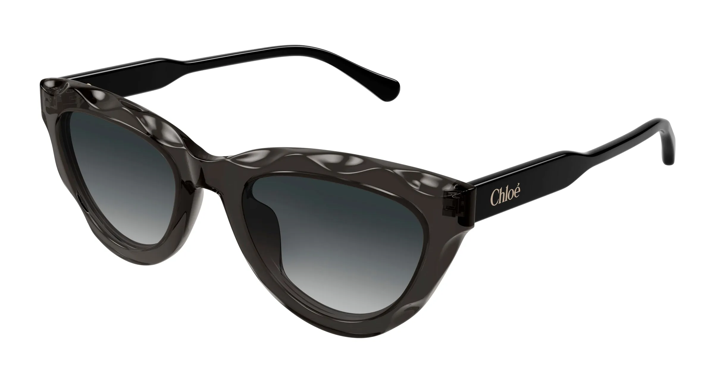 Chloé CH0294S 001 Occhiali da sole Acetato Grigio Grigio Cat Eye - immagine 1