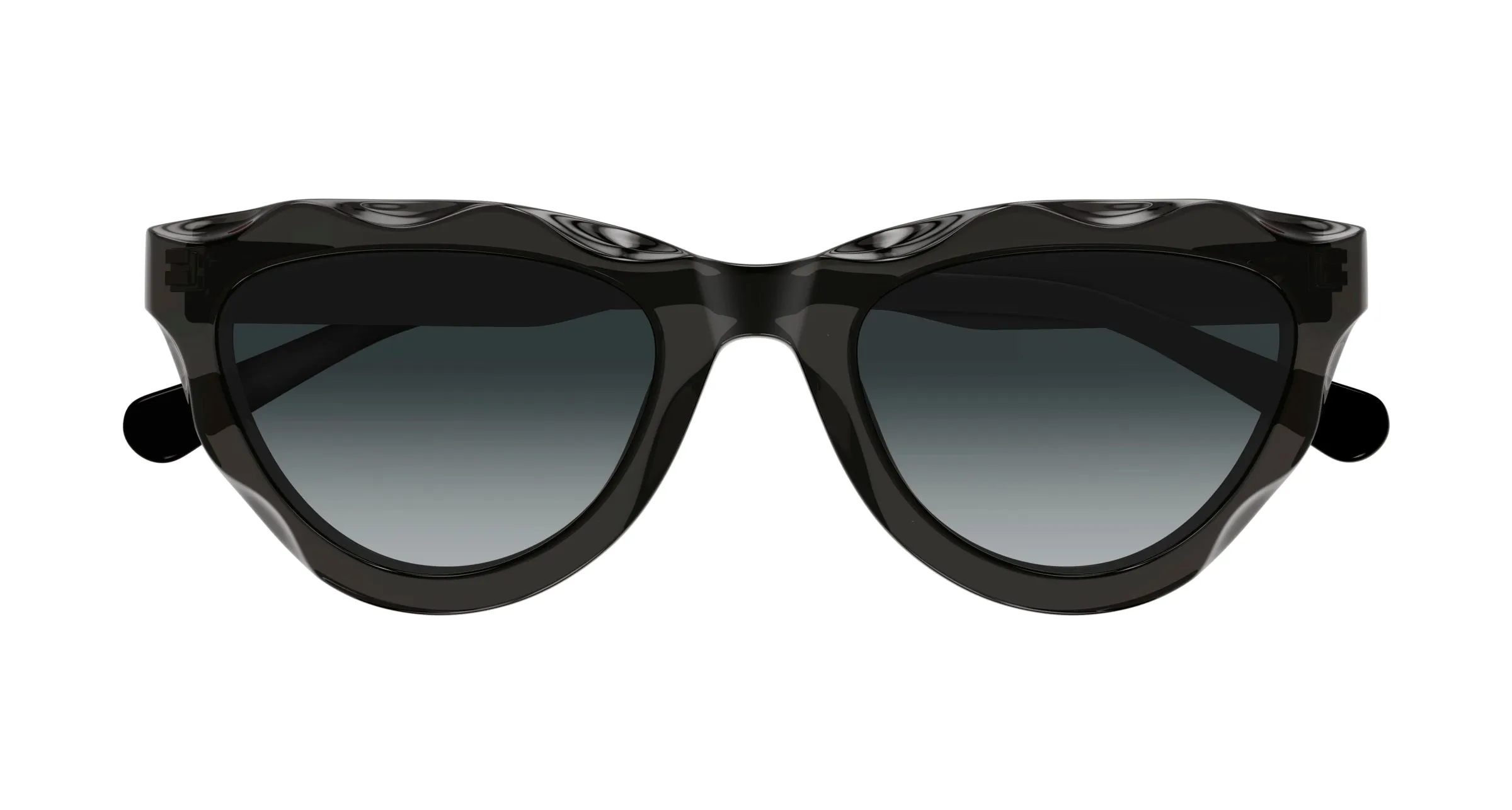 Chloé CH0294S 001 Occhiali da sole Acetato Grigio Grigio Cat Eye - immagine 2