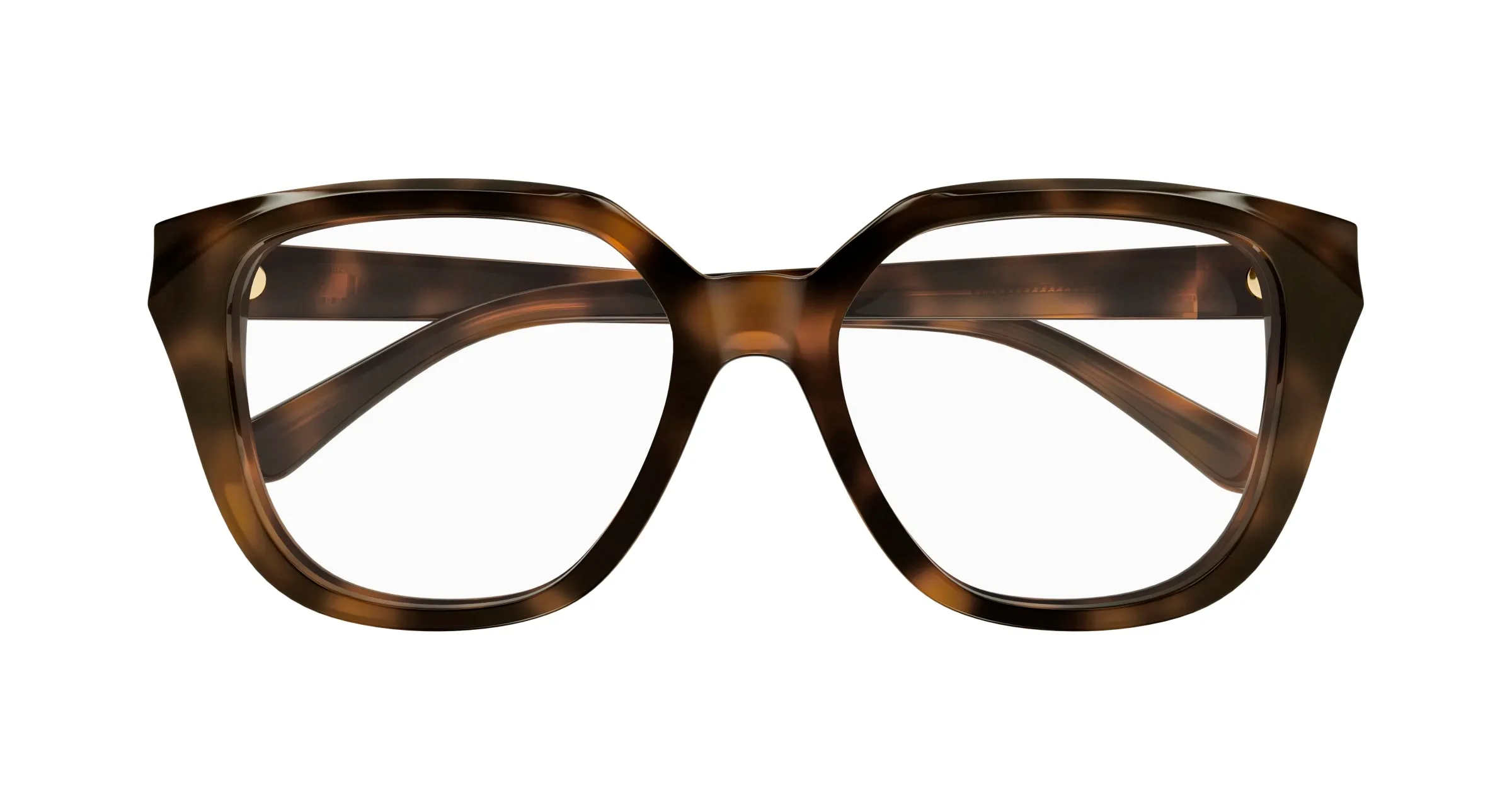 Chloé CH0293O 002 Montature da vista Acetato Havana Trasparente Squadrata - immagine 2