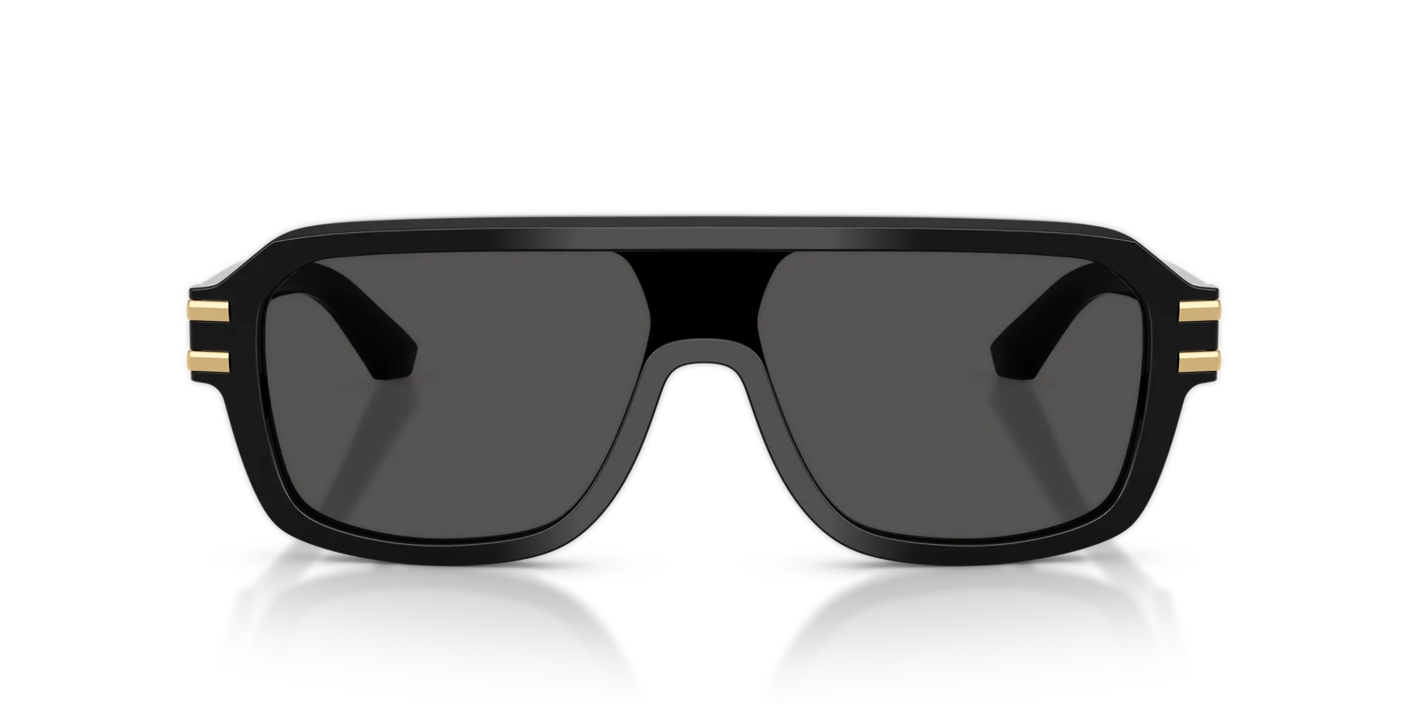 Dolce & Gabbana DG4507 501/87 Occhiali da sole Acetato Nero Grigio Pilot Normale - immagine 3