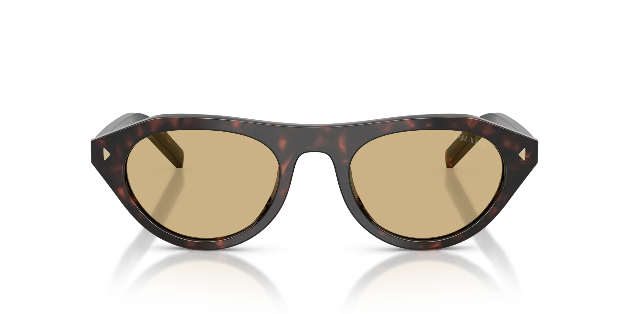 Prada PR B15S 17N70R Occhiali da sole Acetato Tartaruga Marrone Geometrica Normale - immagine 3
