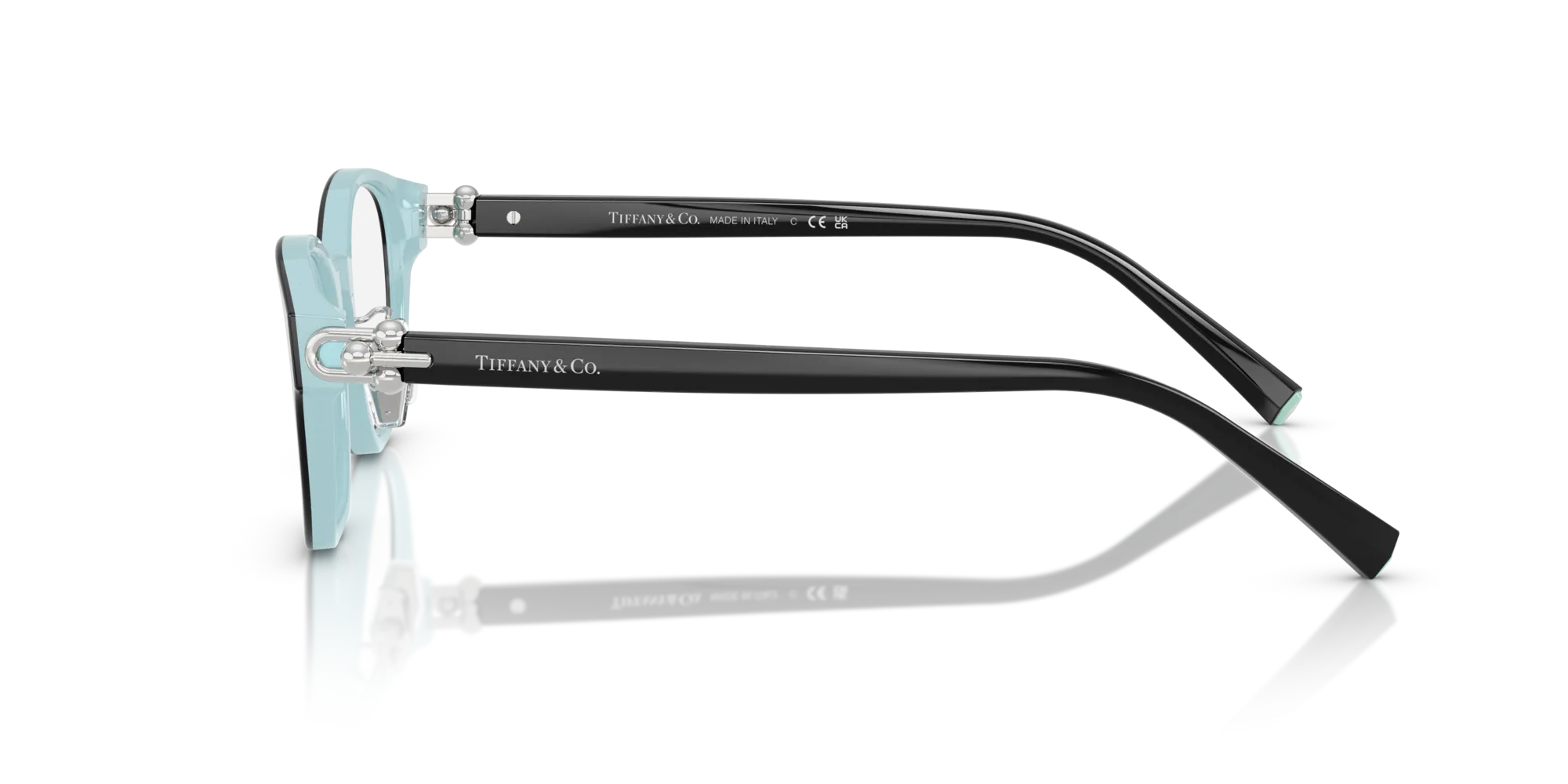Tiffany TF2273D 8055 Montature da vista Acetato Nero Rotonda Normale - immagine 4
