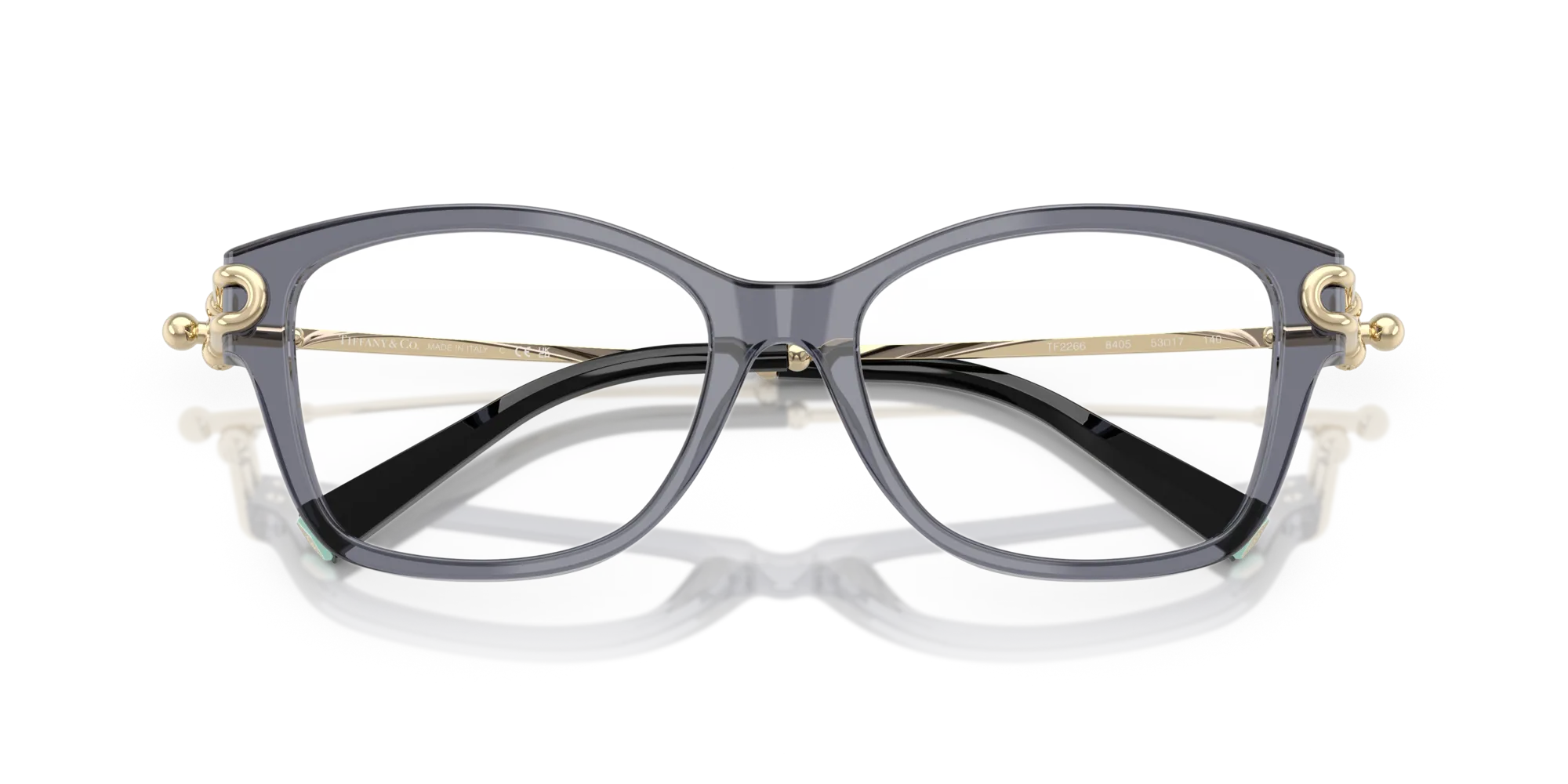 Tiffany TF2266 8405 Montature da vista Acetato Viola Farfalla Normale - immagine 2